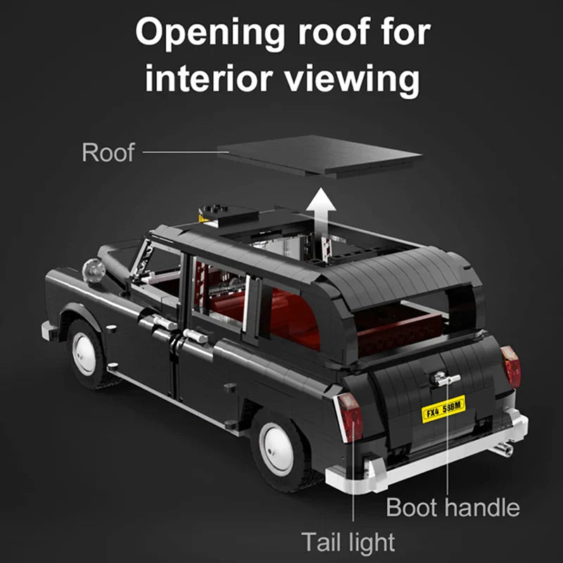 Remote Controlled London Taxi | 1870pcs - BRICKS LAB