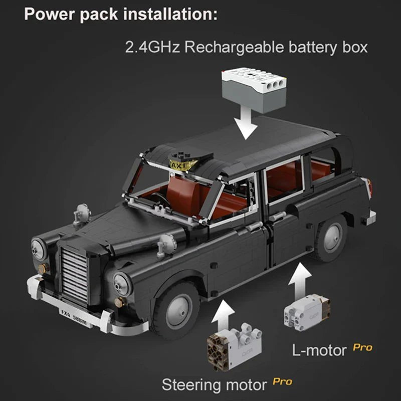 Remote Controlled London Taxi | 1870pcs - BRICKS LAB