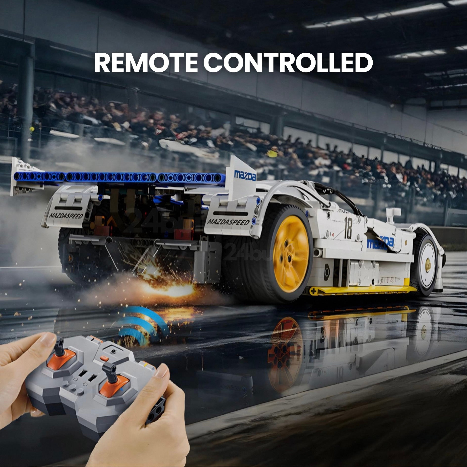 Remote Controlled Mazda 787B | 1796pcs - BRICKS LAB