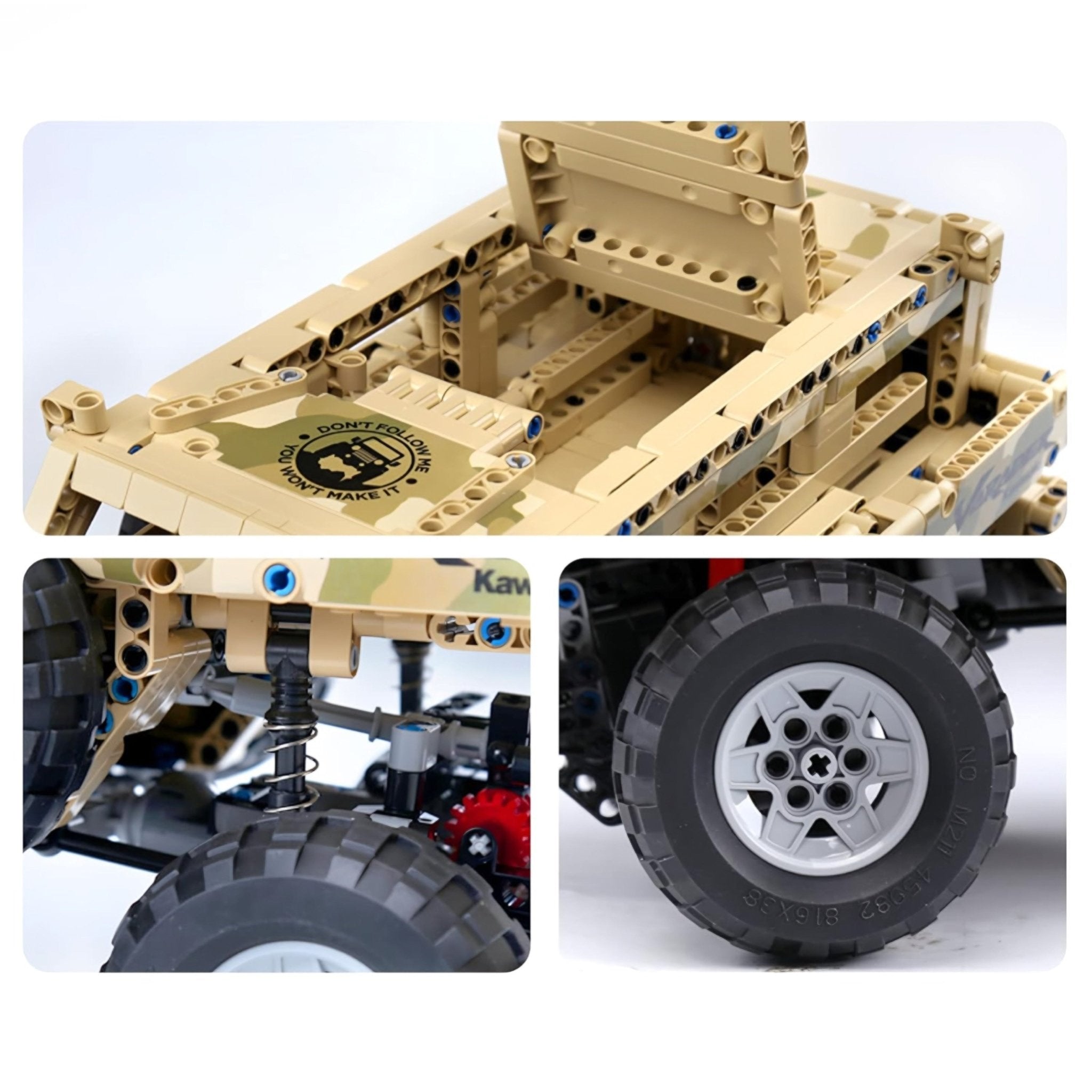 Remote Controlled Military 4x4 | 2032pcs - BRICKS LAB