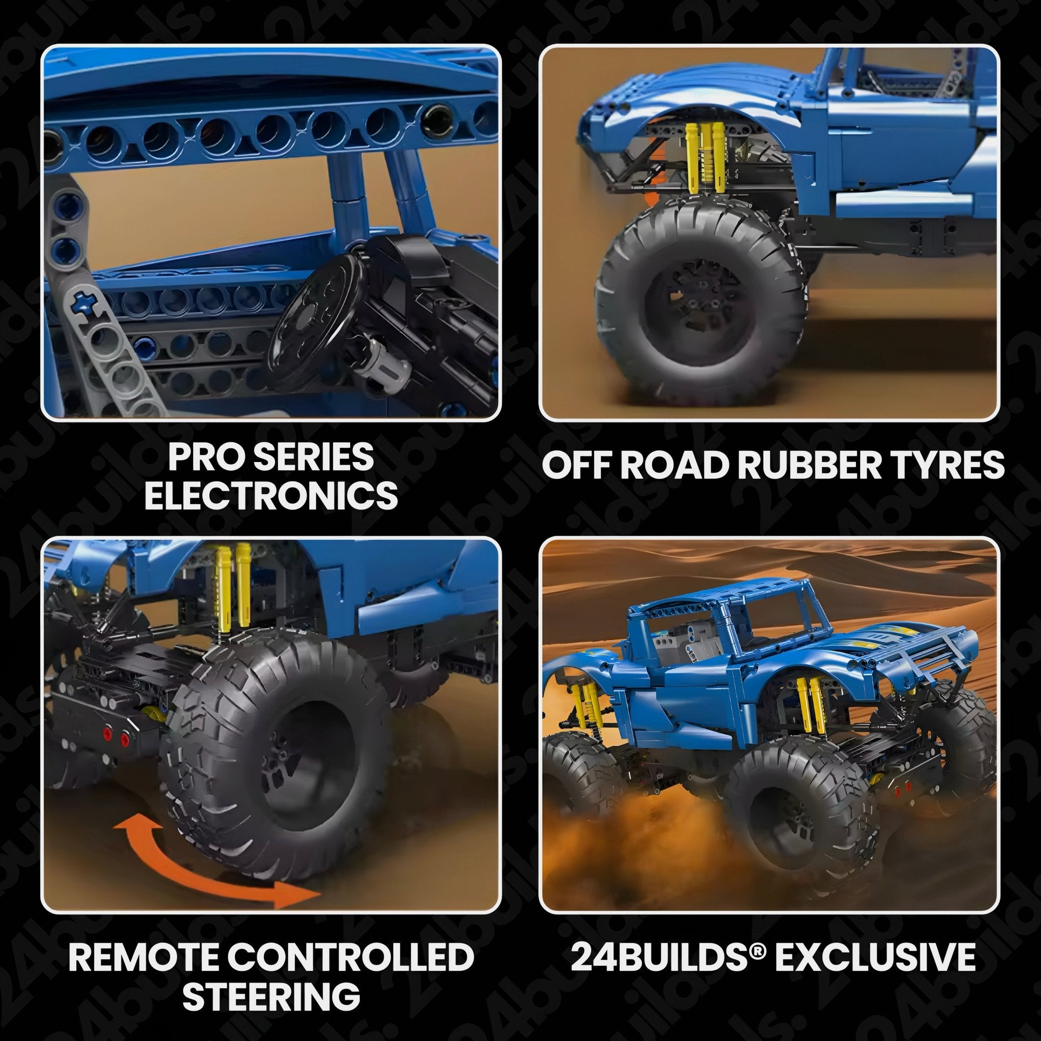Remote Controlled Monster Truck | 1452pcs - BRICKS LAB