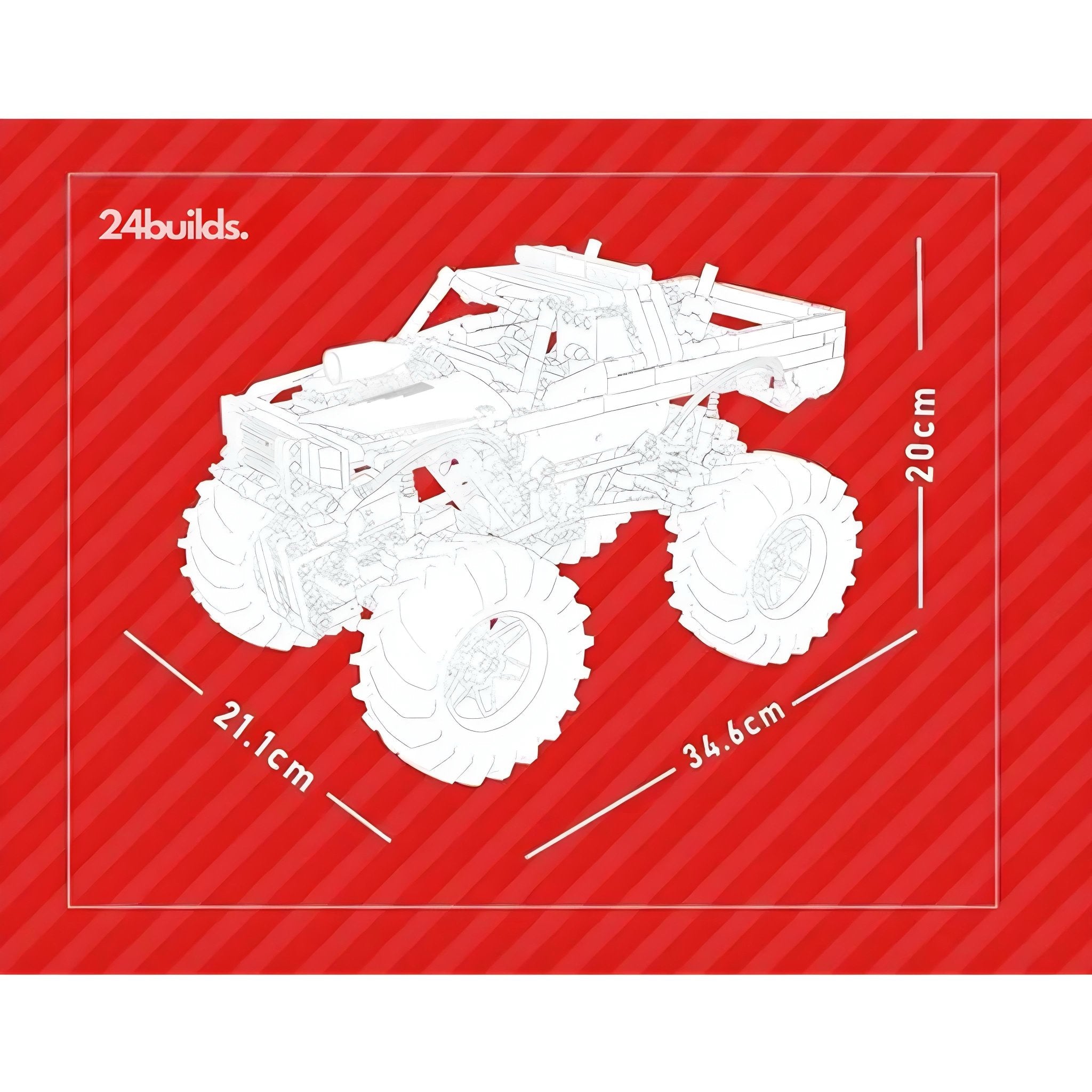 Remote Controlled Monster Truck | 889pcs - BRICKS LAB