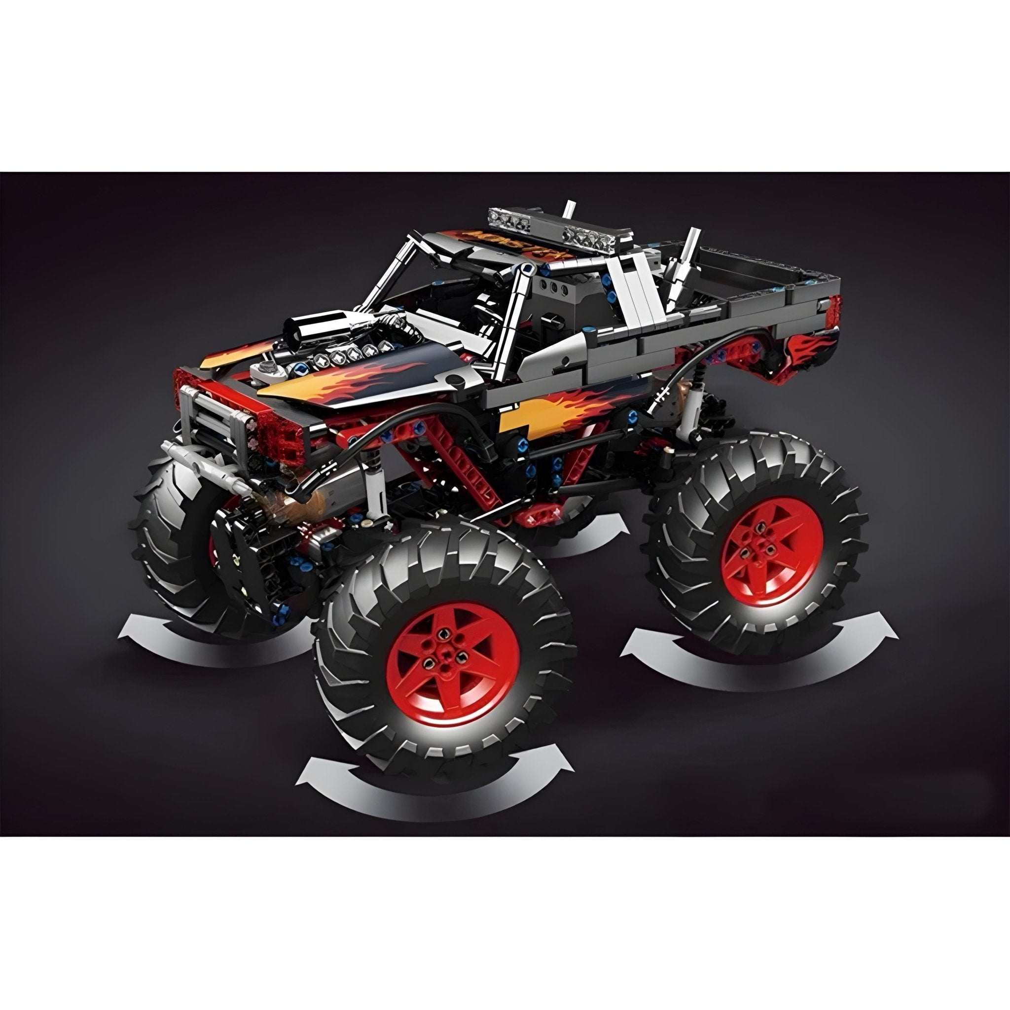 Remote Controlled Monster Truck | 889pcs - BRICKS LAB