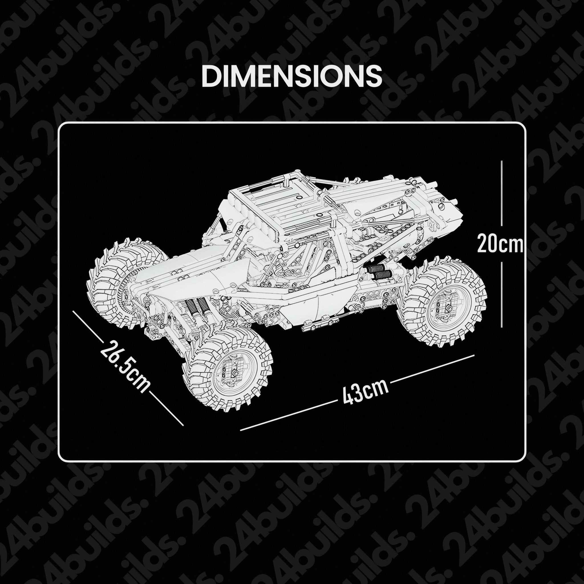 Remote Controlled Off Road Buggy | 1880pcs - BRICKS LAB