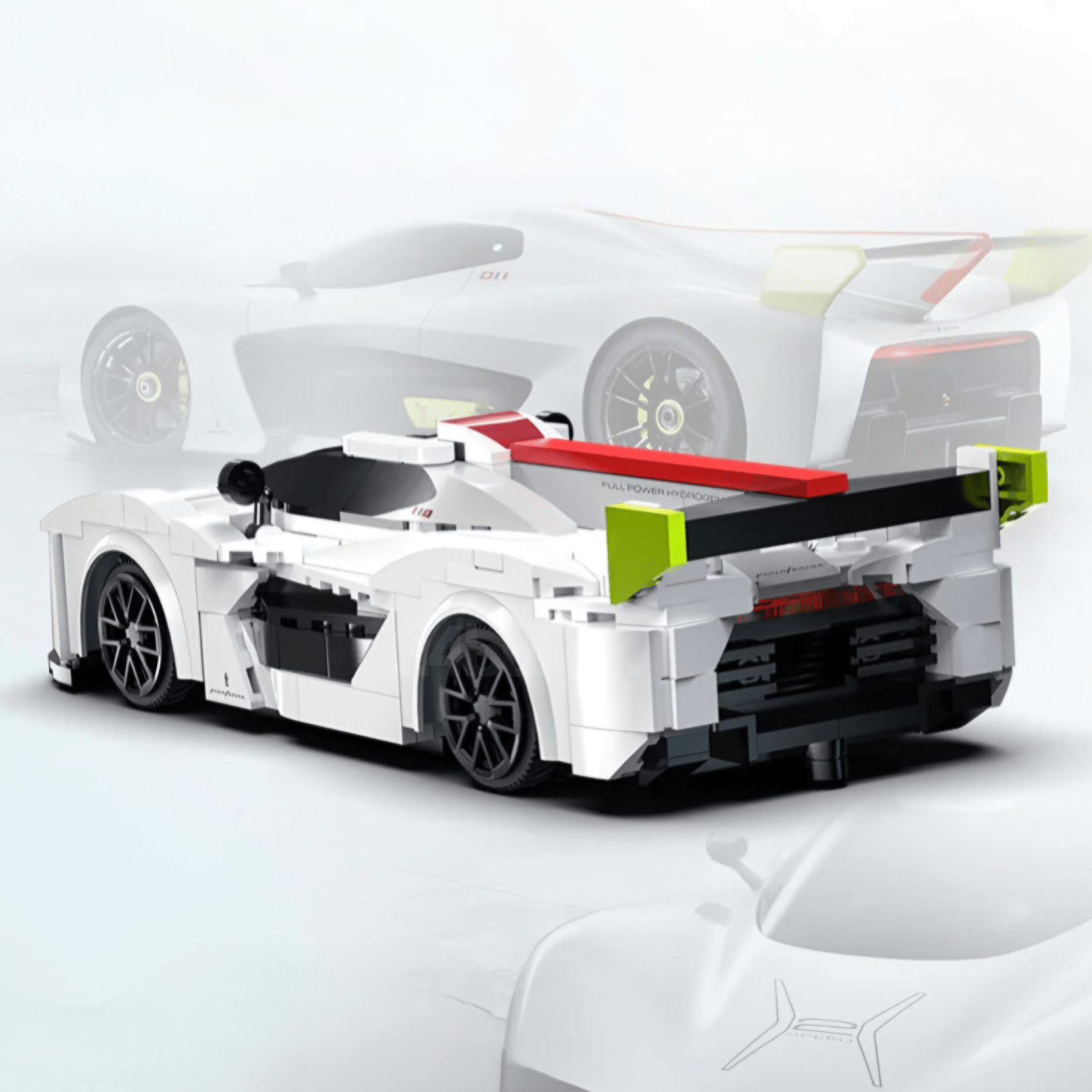 Remote Controlled Pininfarina H2 Speed | 296pcs - BRICKS LAB
