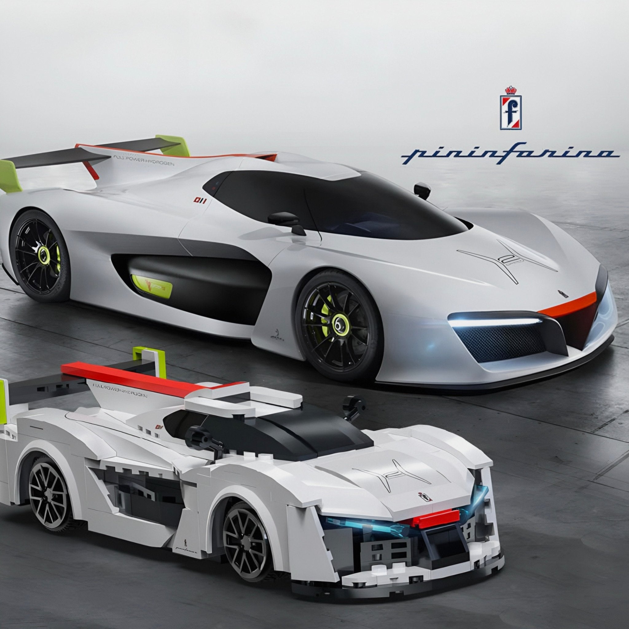 Remote Controlled Pininfarina H2 Speed | 296pcs - BRICKS LAB