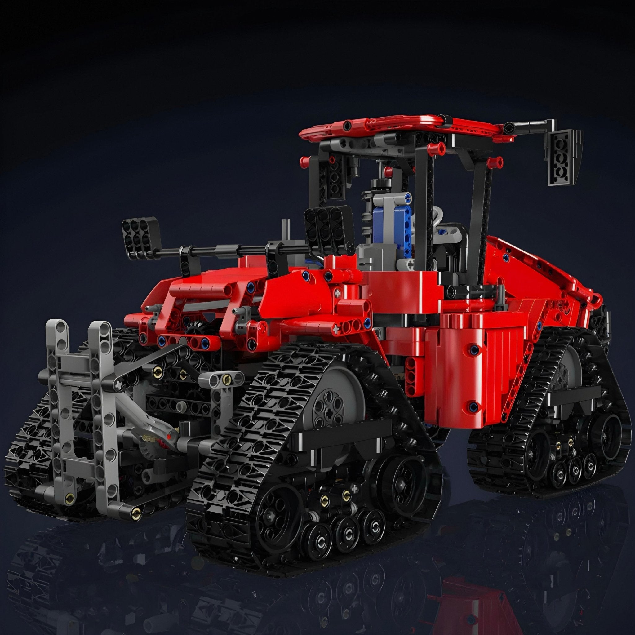 REMOTE CONTROLLED PNEUMATIC CRAWLER TRACTOR | 1697PCS - BRICKS LAB