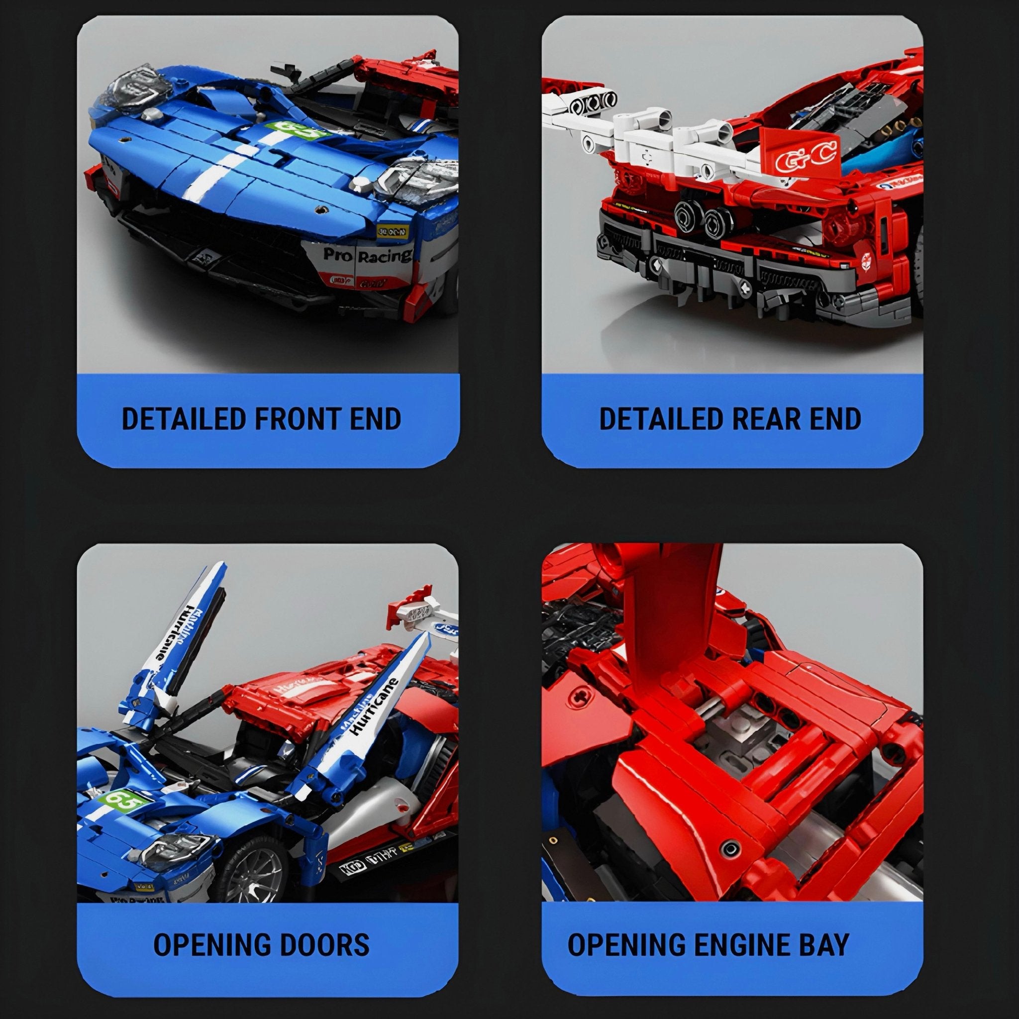 Remote Controlled Race Spec GT Hypercar | 1258pcs - BRICKS LAB