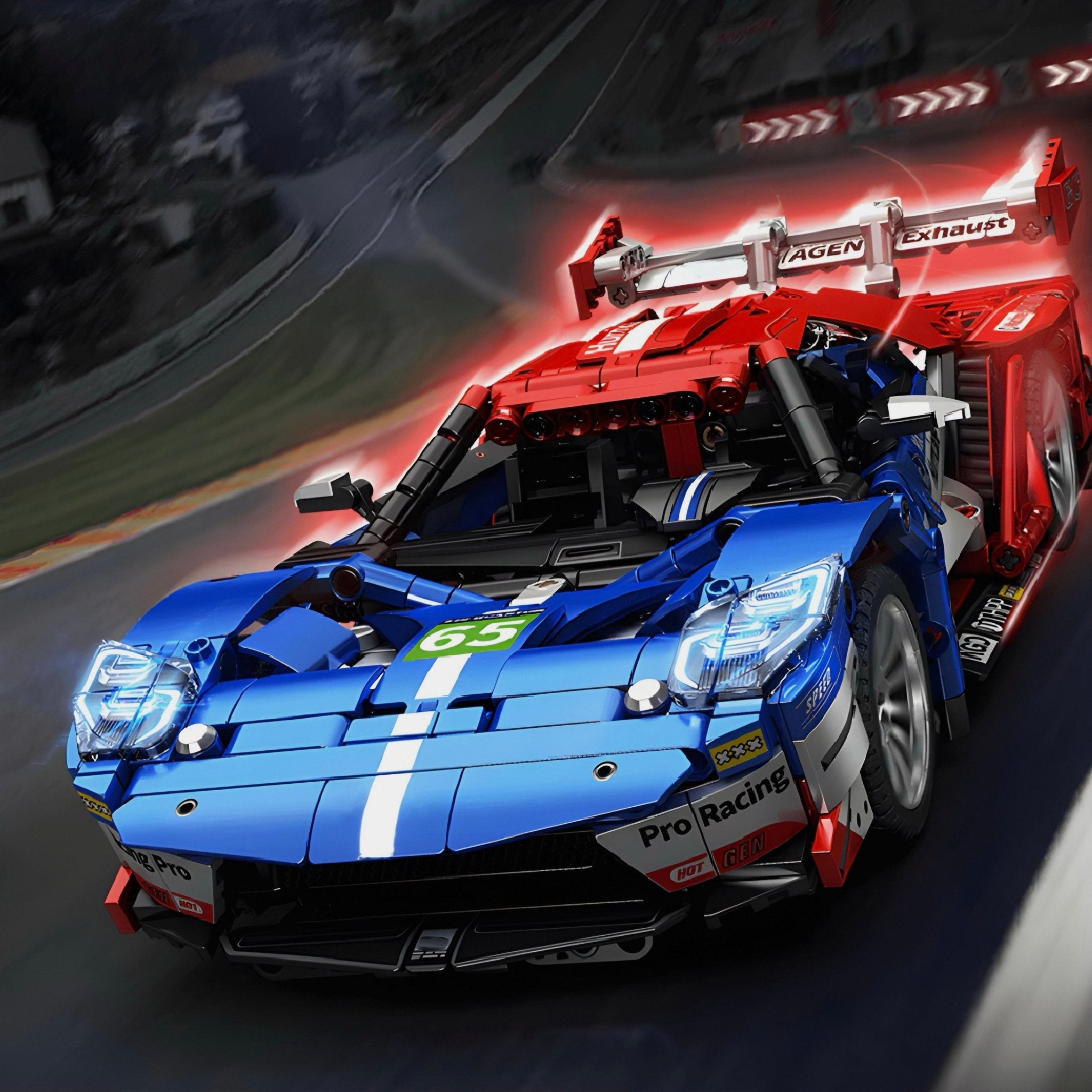Remote Controlled Race Spec GT Hypercar | 1258pcs - BRICKS LAB