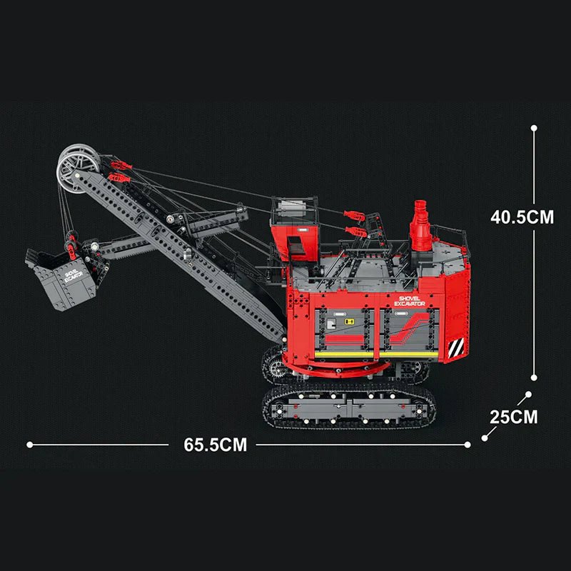 REMOTE CONTROLLED ROPE SHOVEL | 2968PCS - BRICKS LAB