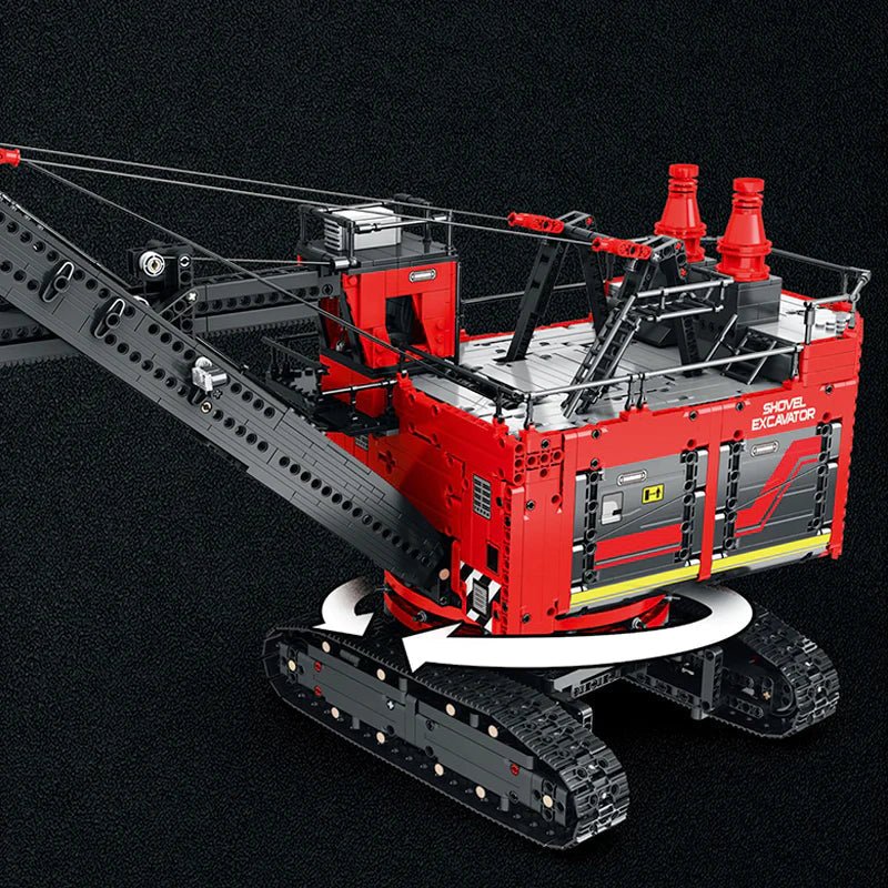 REMOTE CONTROLLED ROPE SHOVEL | 2968PCS - BRICKS LAB