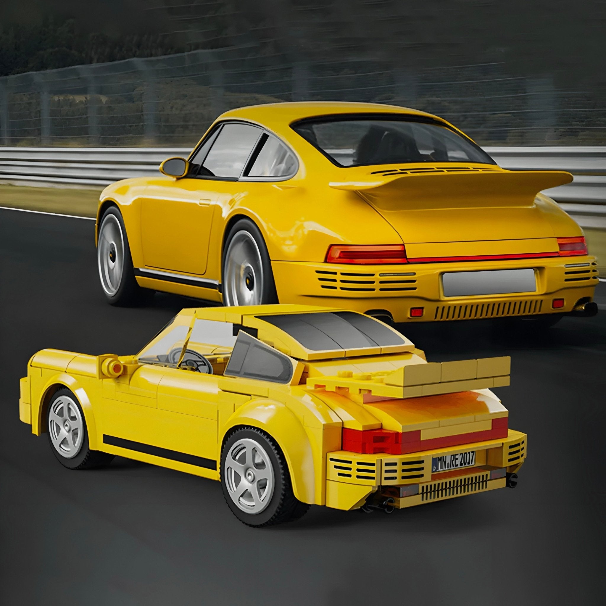 Remote Controlled RUF CTR 2017 Yellowbird | 224pcs - BRICKS LAB
