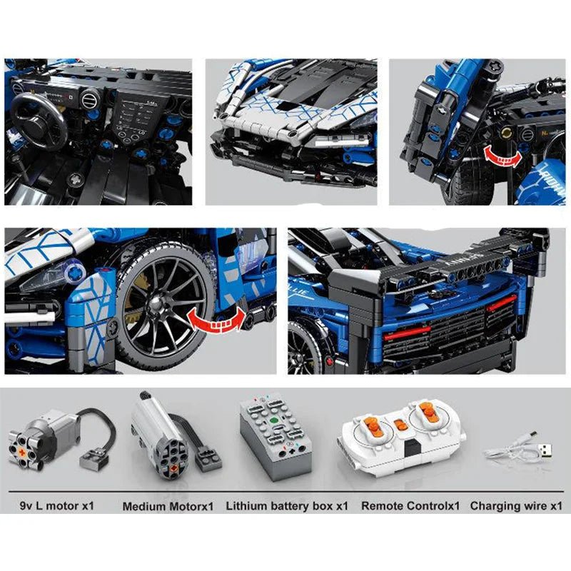 Remote Controlled Senna GTR | 1404pcs - BRICKS LAB