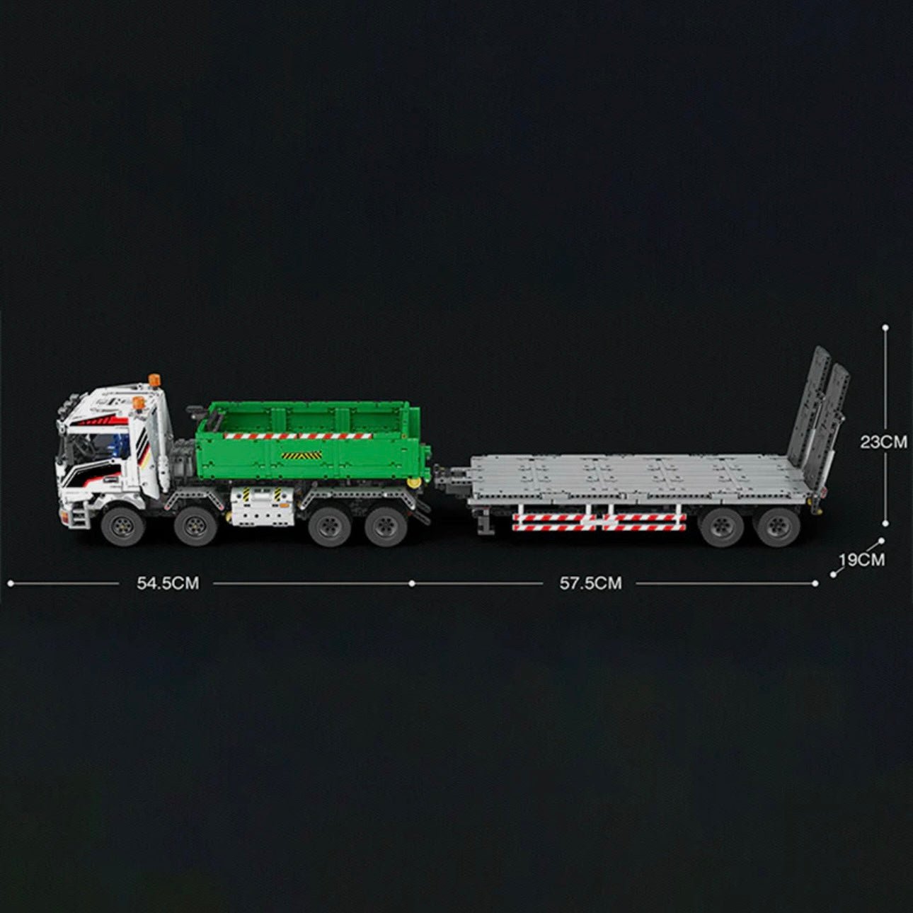 REMOTE CONTROLLED SKIP & TOW TRUCK | 2950PCS - BRICKS LAB
