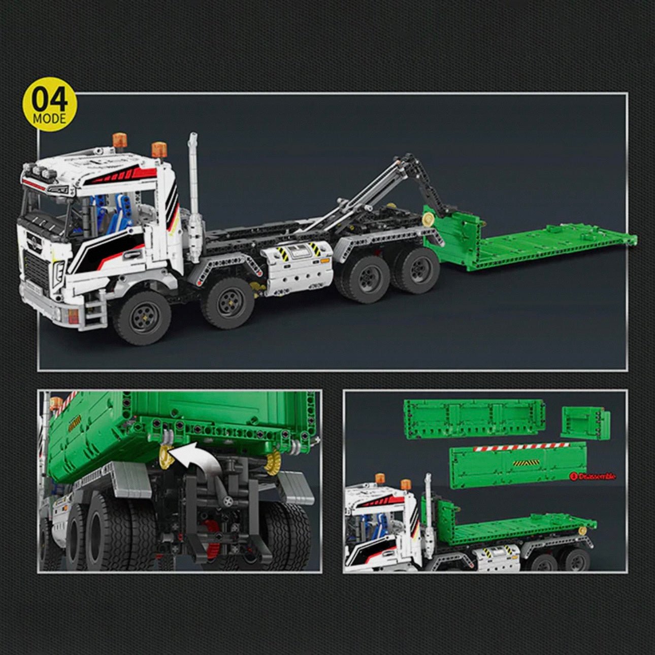 REMOTE CONTROLLED SKIP & TOW TRUCK | 2950PCS - BRICKS LAB