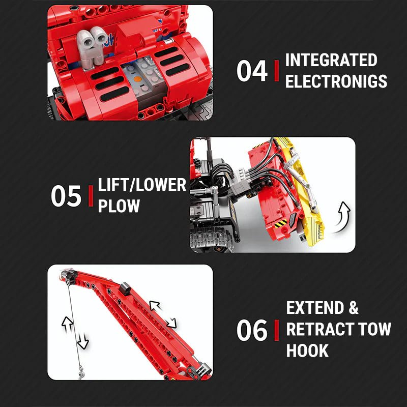 REMOTE CONTROLLED SNOW GROOMER | 1099PCS - BRICKS LAB
