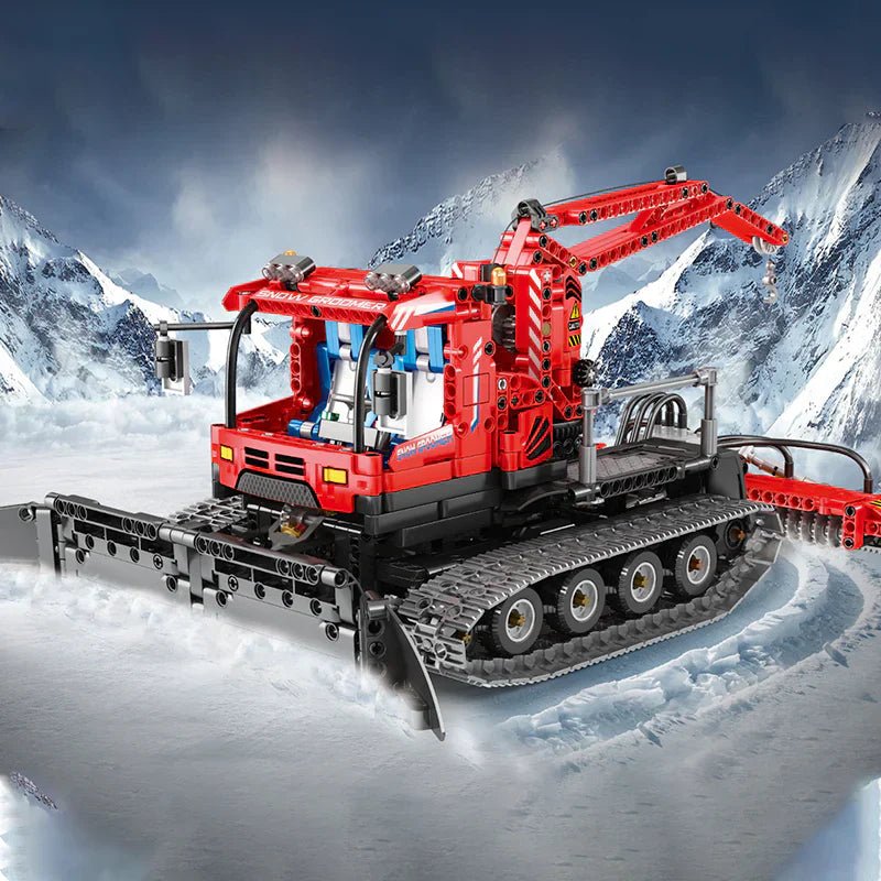 REMOTE CONTROLLED SNOW GROOMER | 1099PCS - BRICKS LAB