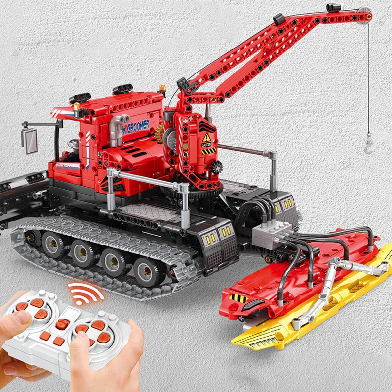 REMOTE CONTROLLED SNOW GROOMER | 1099PCS - BRICKS LAB