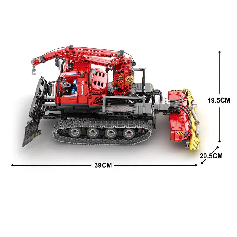 REMOTE CONTROLLED SNOW GROOMER | 1099PCS - BRICKS LAB
