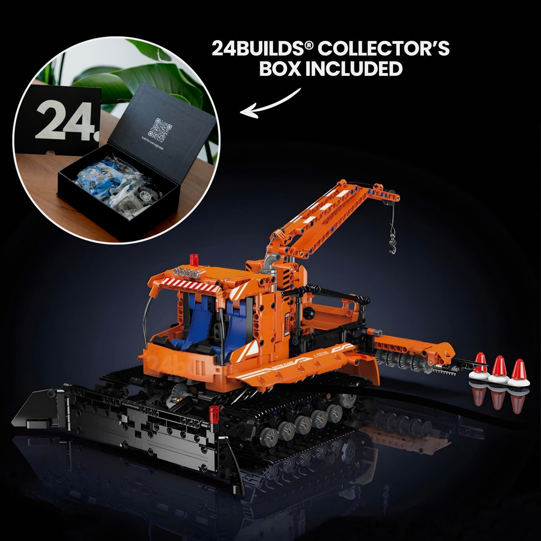 REMOTE CONTROLLED SNOW PLOW | 1240PCS - BRICKS LAB