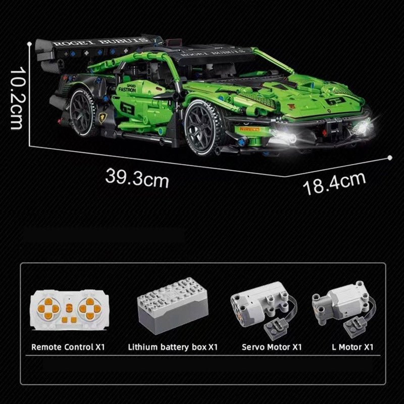 Remote Controlled Squadra Corse X RD | 1645pcs - BRICKS LAB