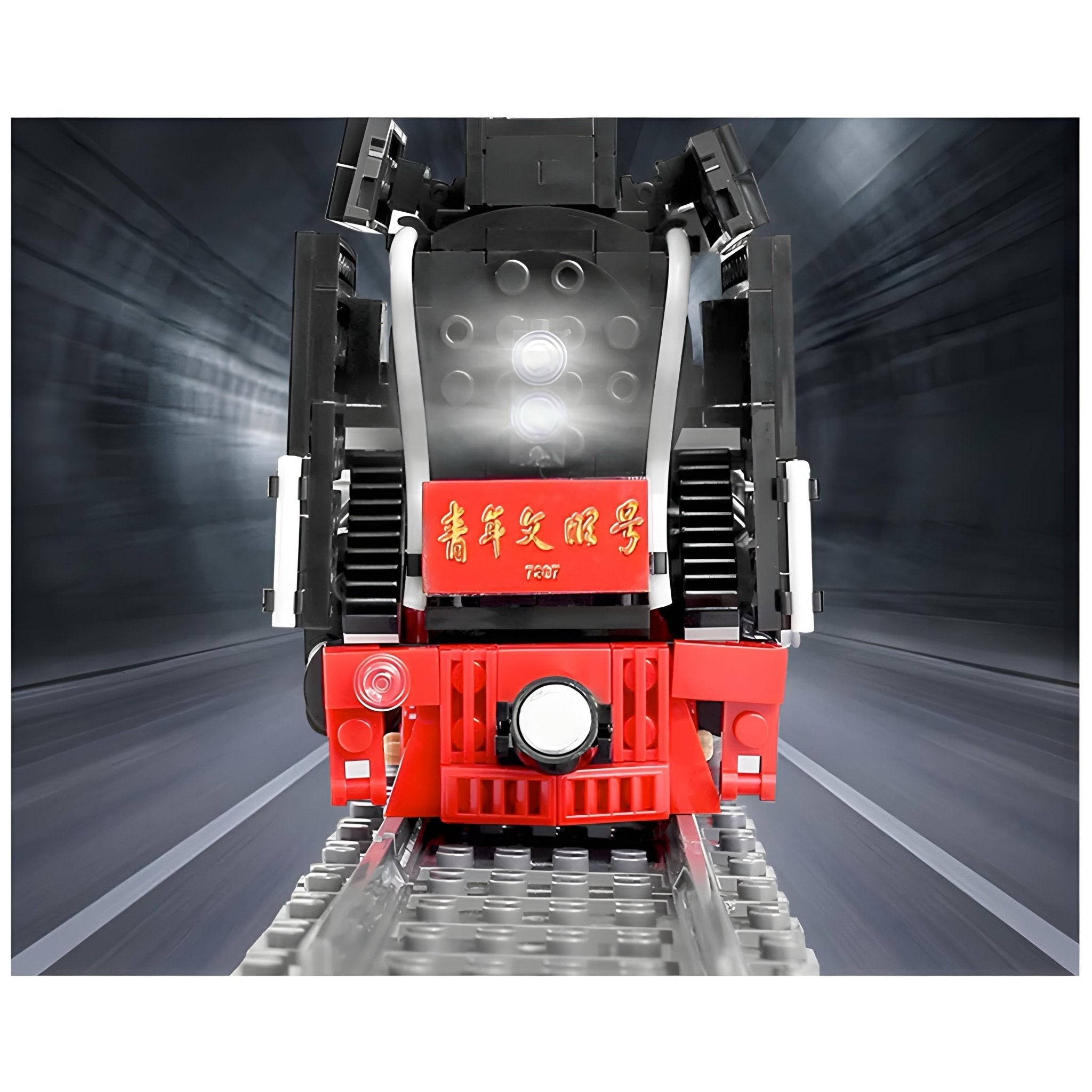 REMOTE CONTROLLED STEAM TRAIN | 1552PCS - BRICKS LAB