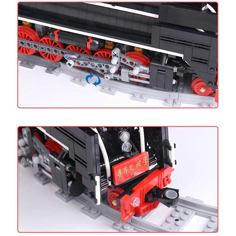 REMOTE CONTROLLED STEAM TRAIN | 1552PCS - BRICKS LAB