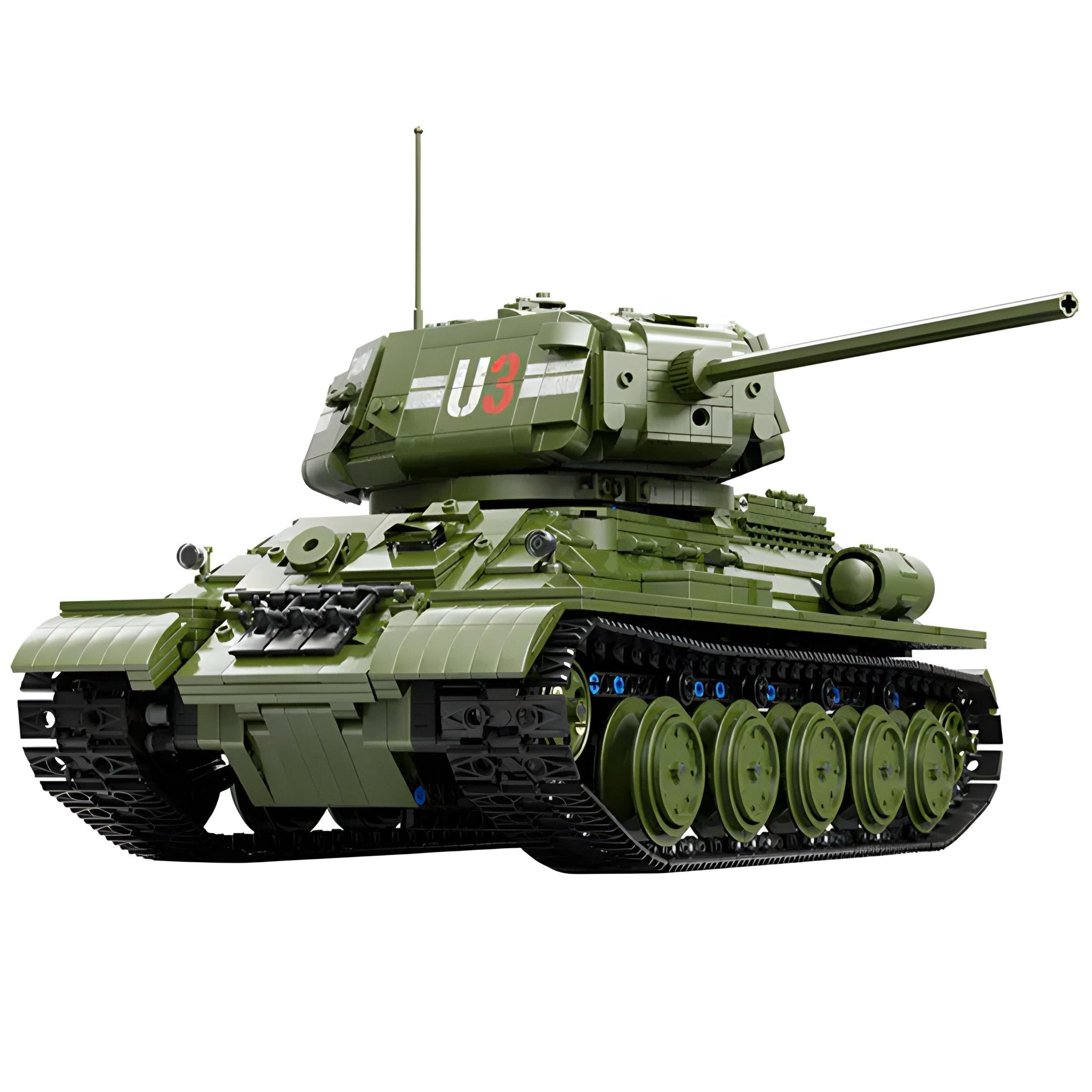 REMOTE CONTROLLED T34 TANK | 2052PCS - BRICKS LAB