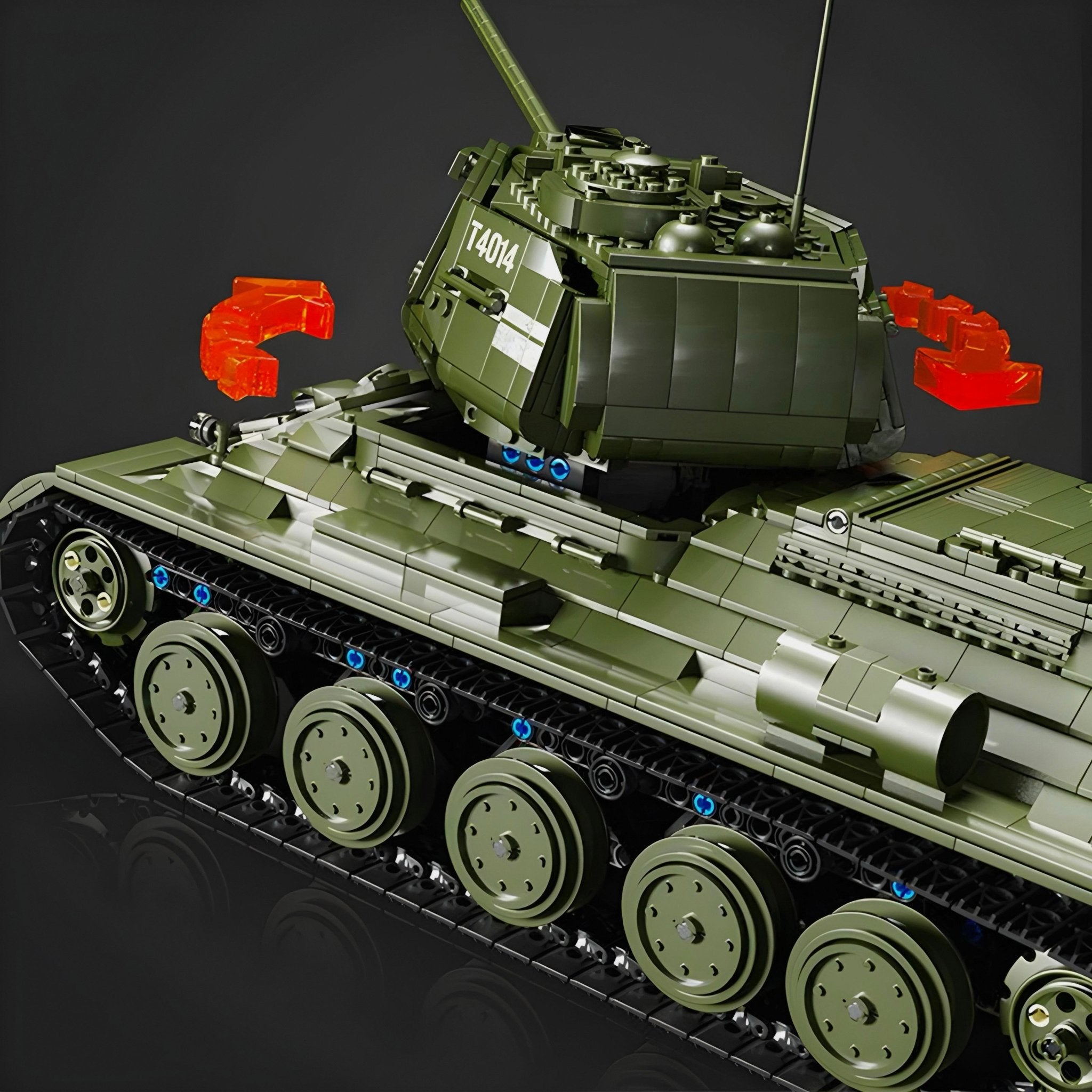 REMOTE CONTROLLED T34 TANK | 2052PCS - BRICKS LAB