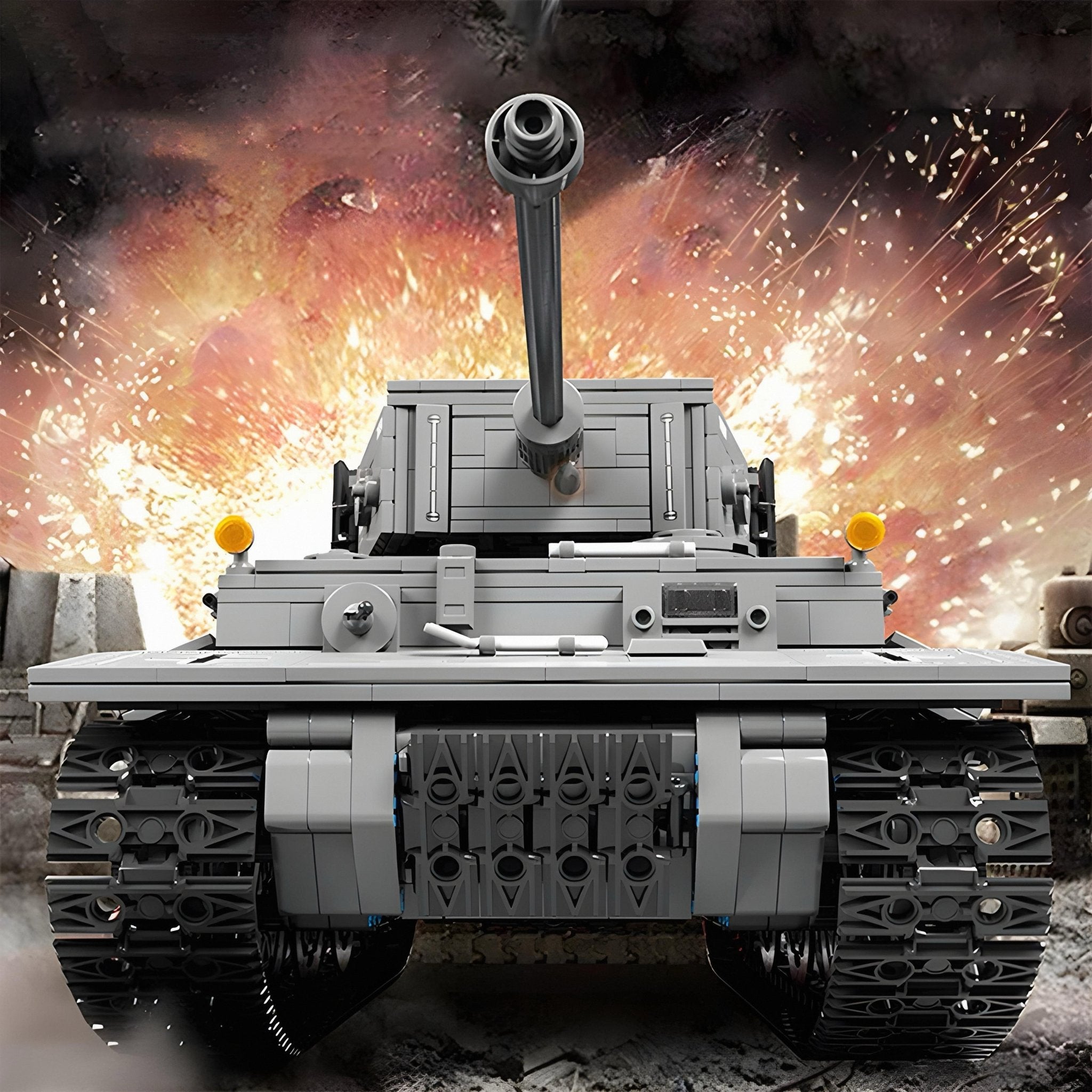 REMOTE CONTROLLED TIGER TANK | 2236PCS - BRICKS LAB