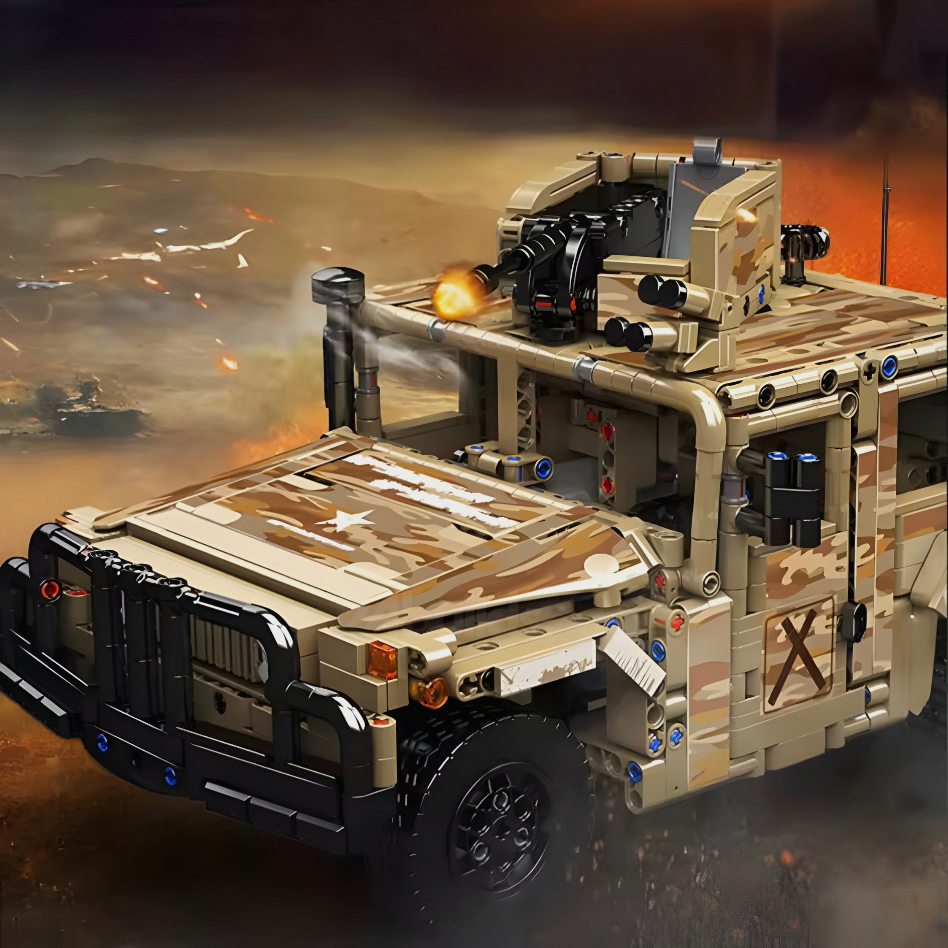 REMOTE CONTROLLED TRACKED OFF ROADER | 2094PCS - BRICKS LAB