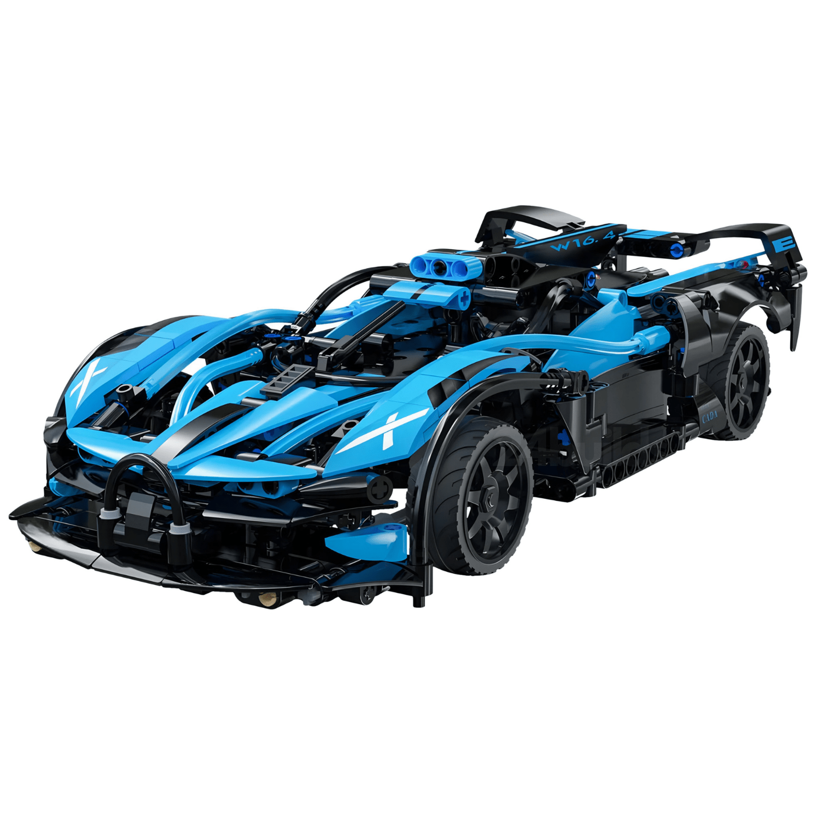 Remote Controlled W16 Track Hypercar | 1382pcs - BRICKS LAB