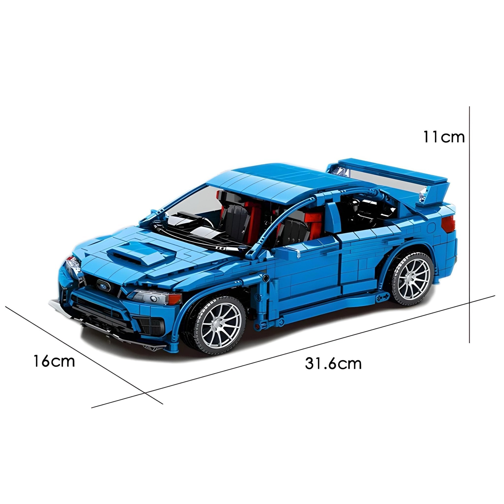 Remote Controlled WRX STI | 1824pcs - BRICKS LAB