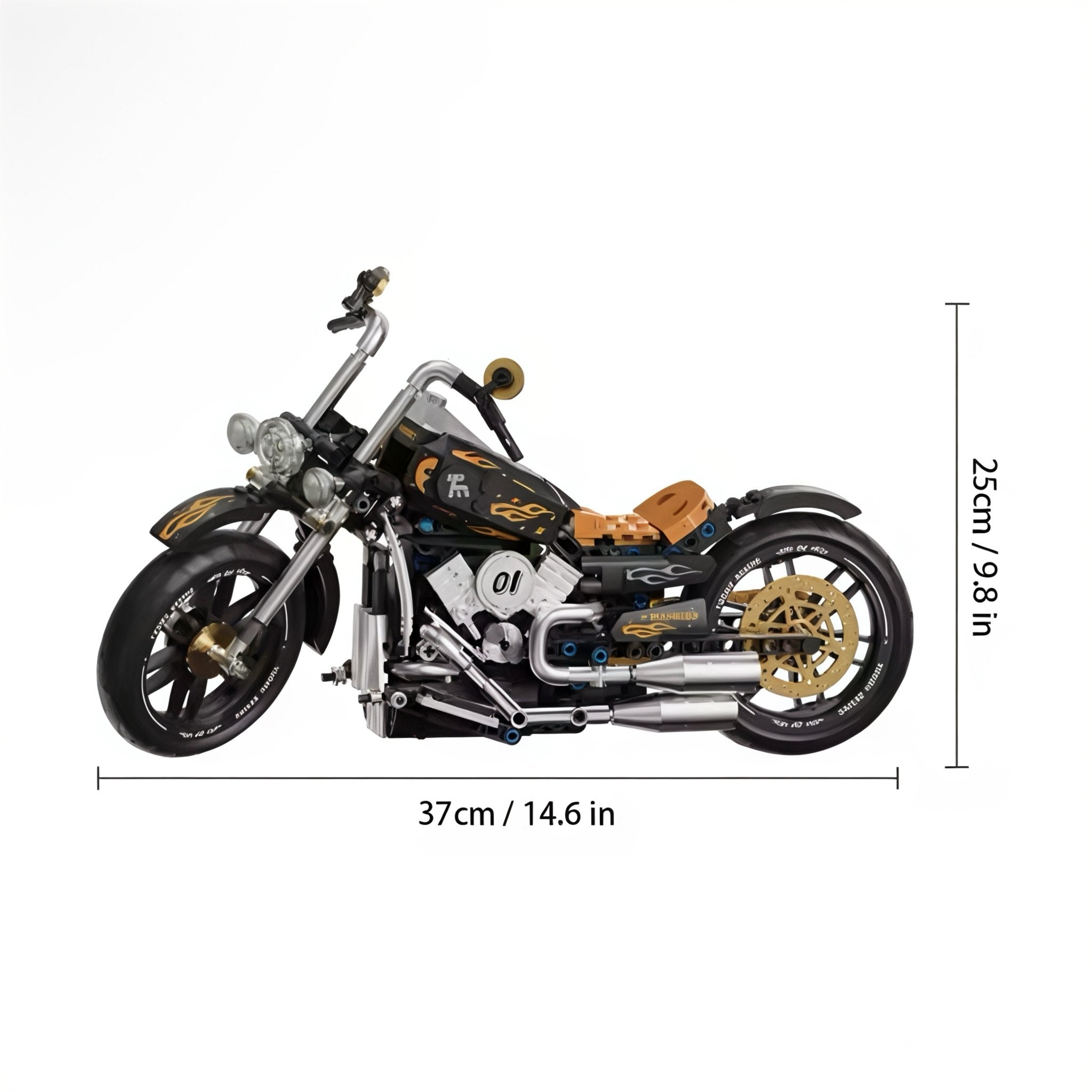 RETRO BIKE | 444PCS - BRICKS LAB