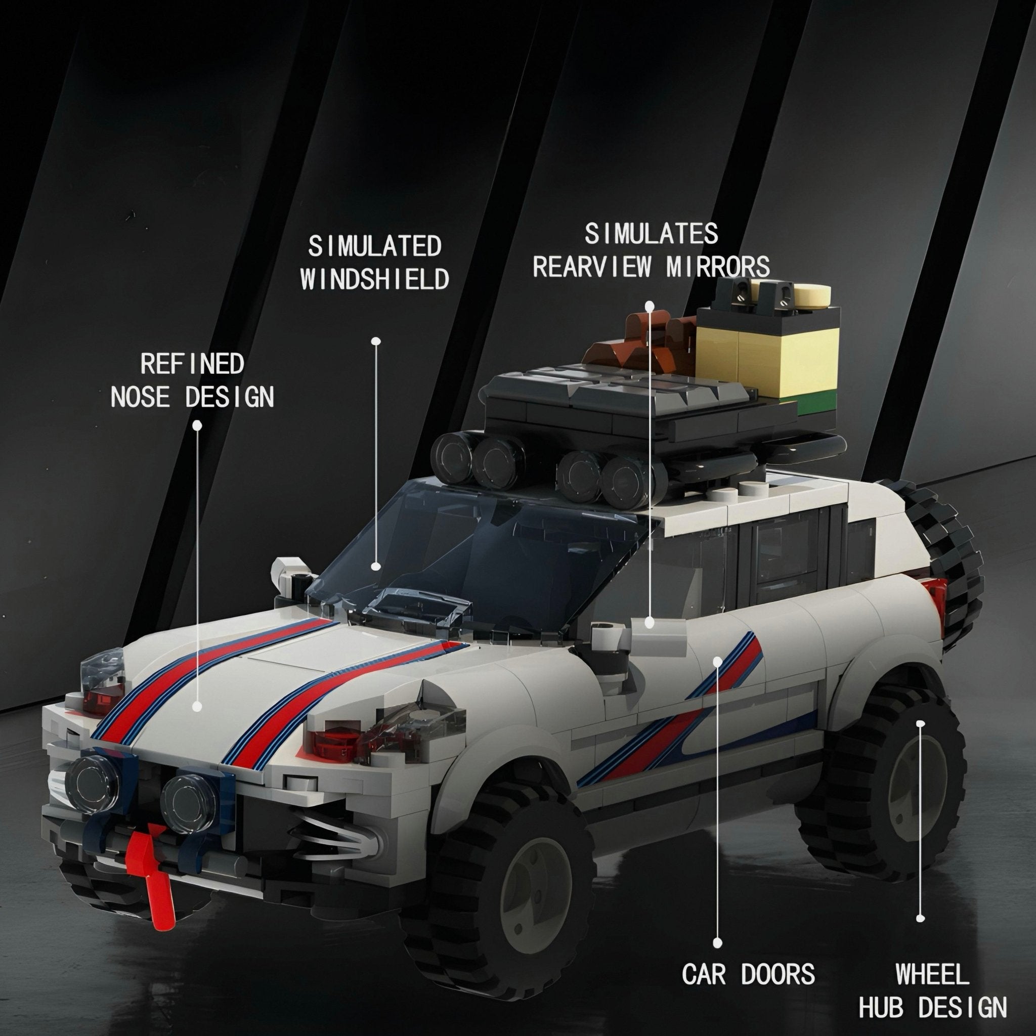 Safari Edition German SUV | 408pcs - BRICKS LAB