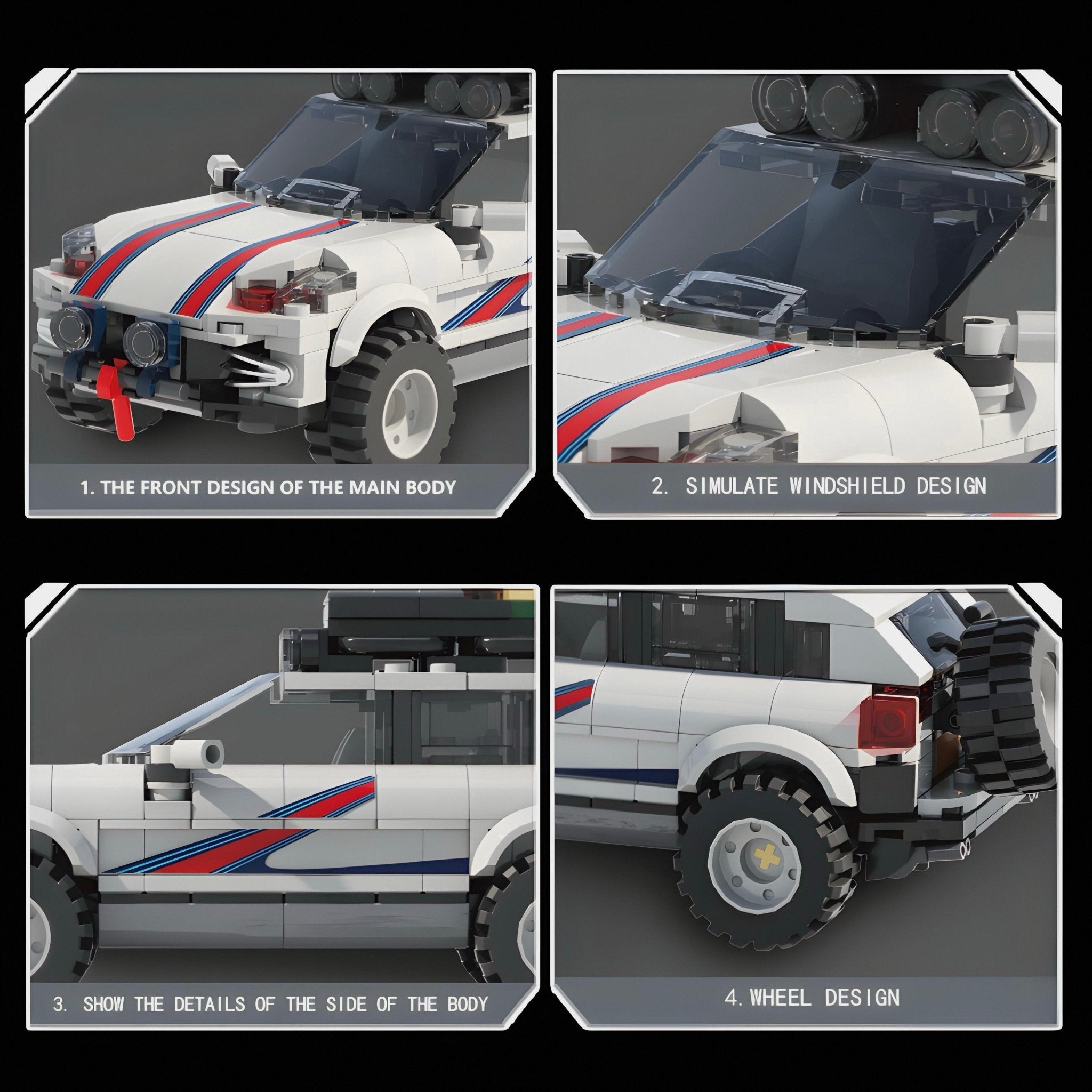 Safari Edition German SUV | 408pcs - BRICKS LAB
