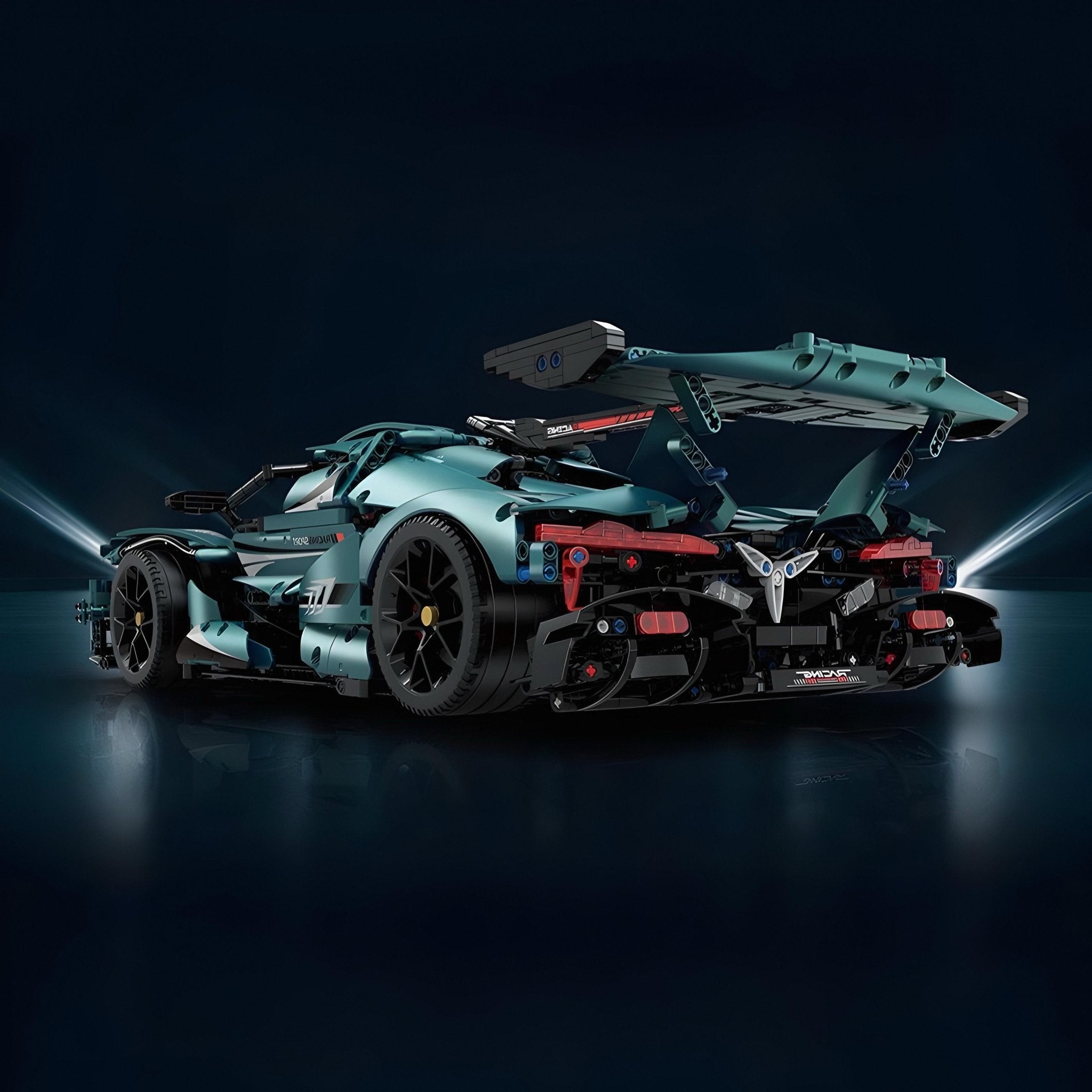 Satin Blue "Intense Emotion" Hypercar | 3468pcs - BRICKS LAB