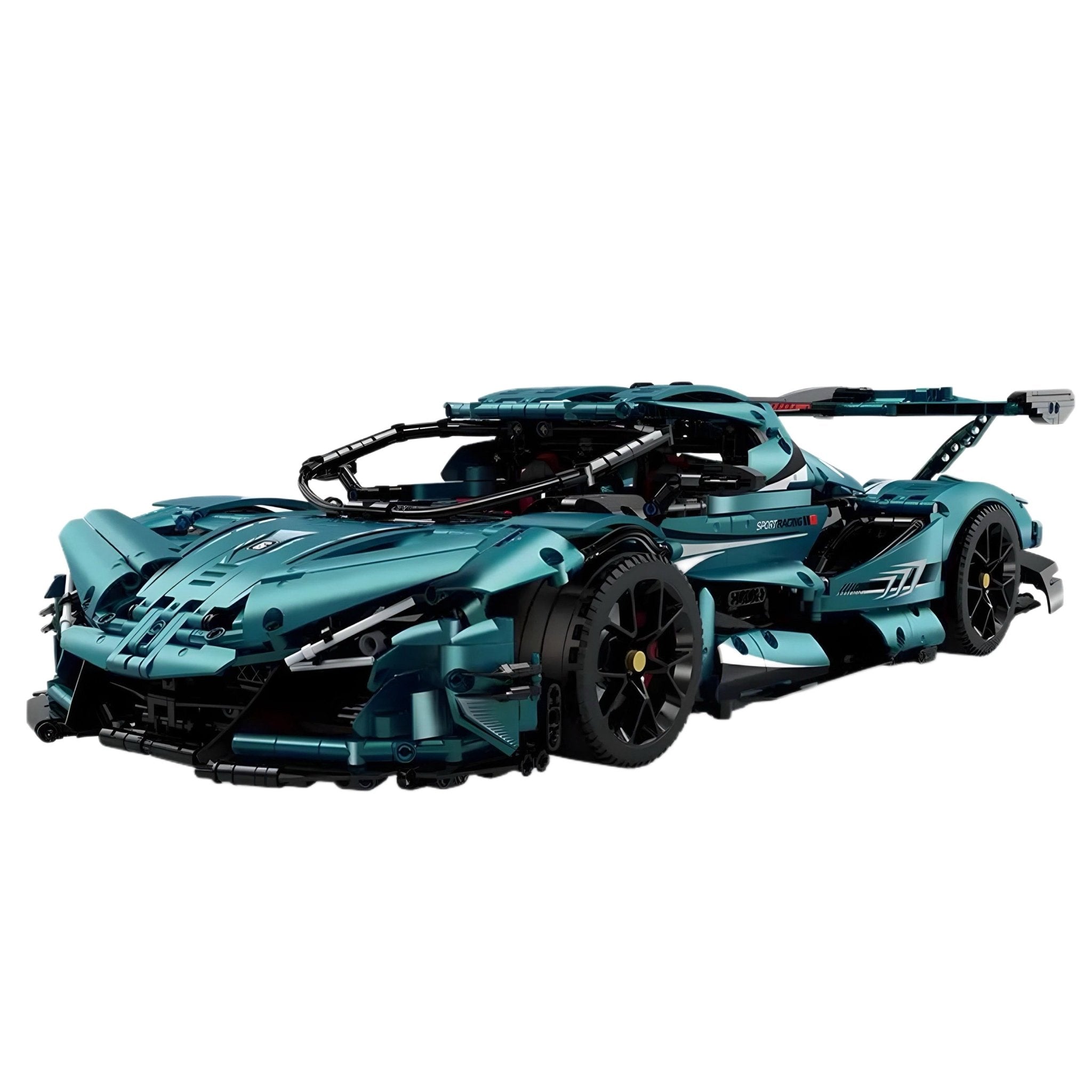 Satin Blue "Intense Emotion" Hypercar | 3468pcs - BRICKS LAB