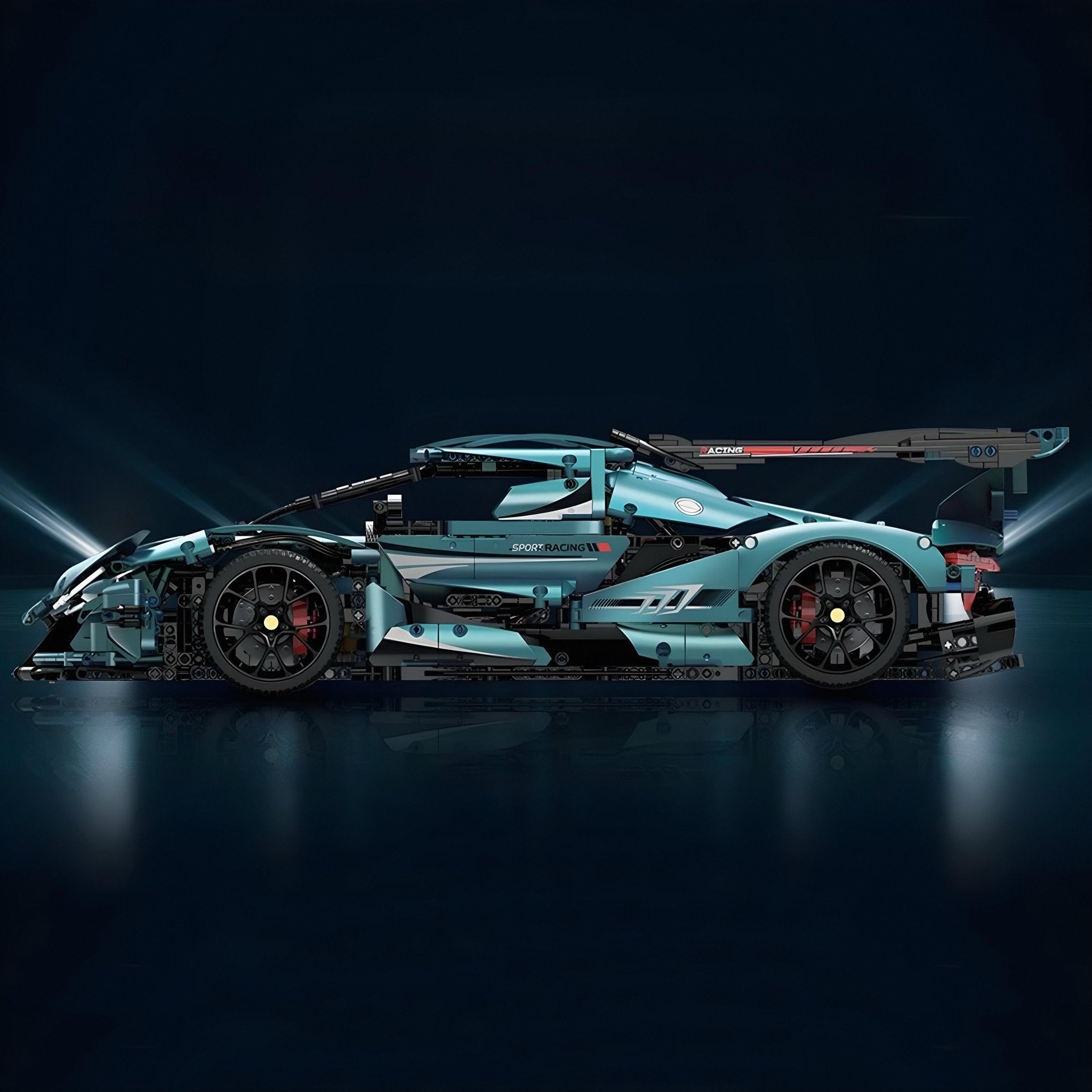Satin Blue "Intense Emotion" Hypercar | 3468pcs - BRICKS LAB