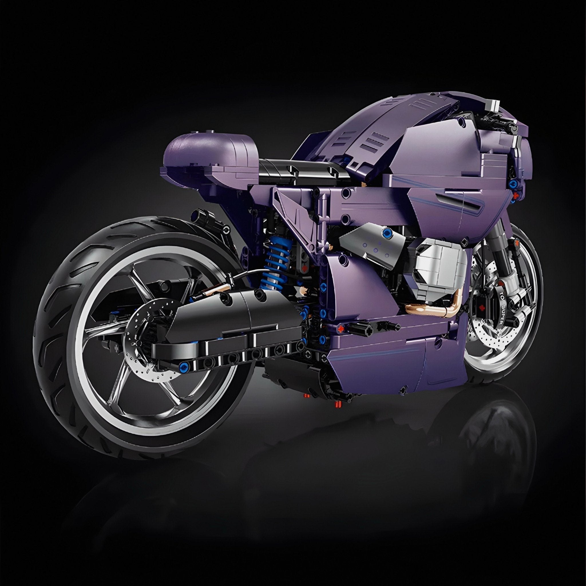 SATIN PURPLE HYPERBIKE | 1446PCS - BRICKS LAB