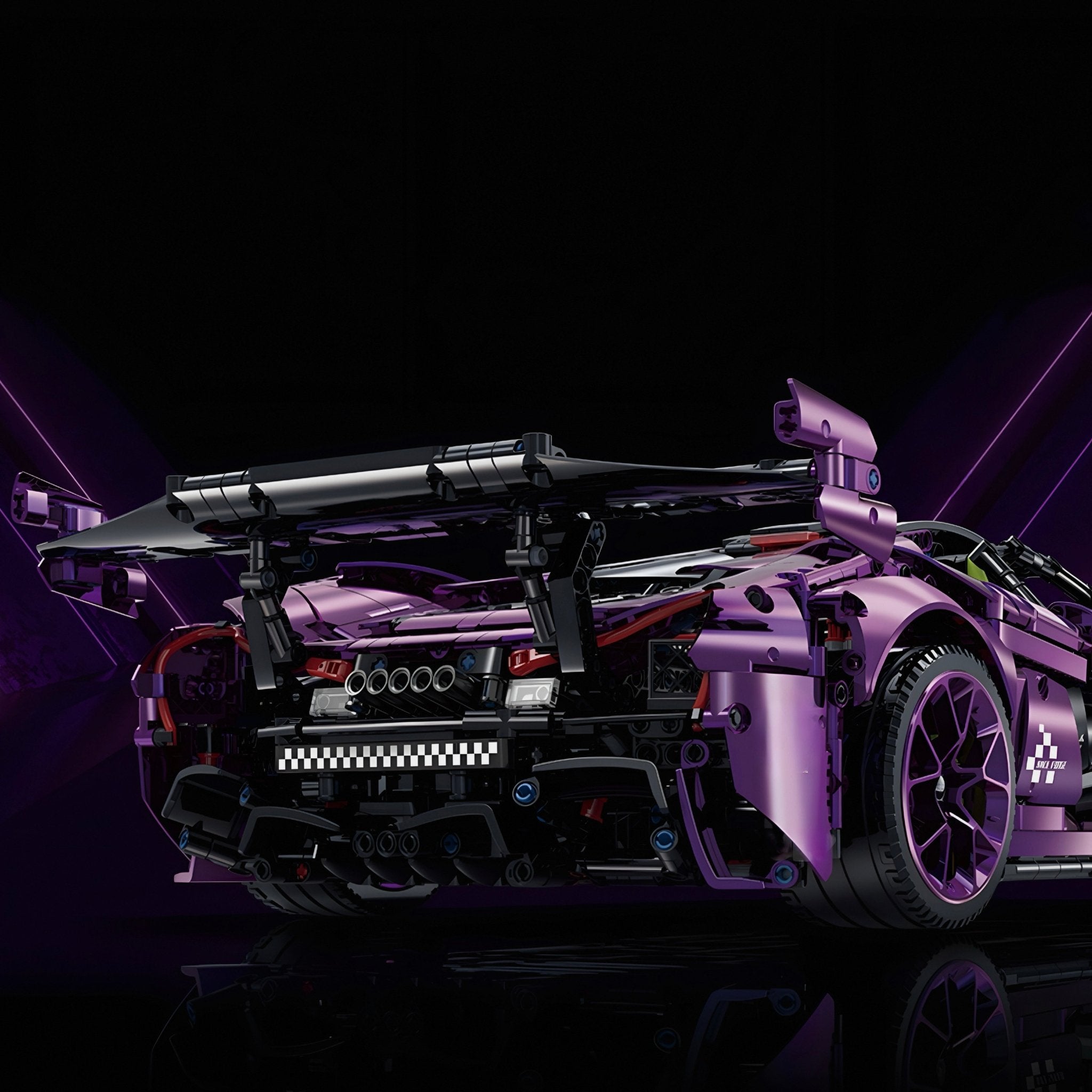 Satin Purple P1 GTR | 3568pcs - BRICKS LAB