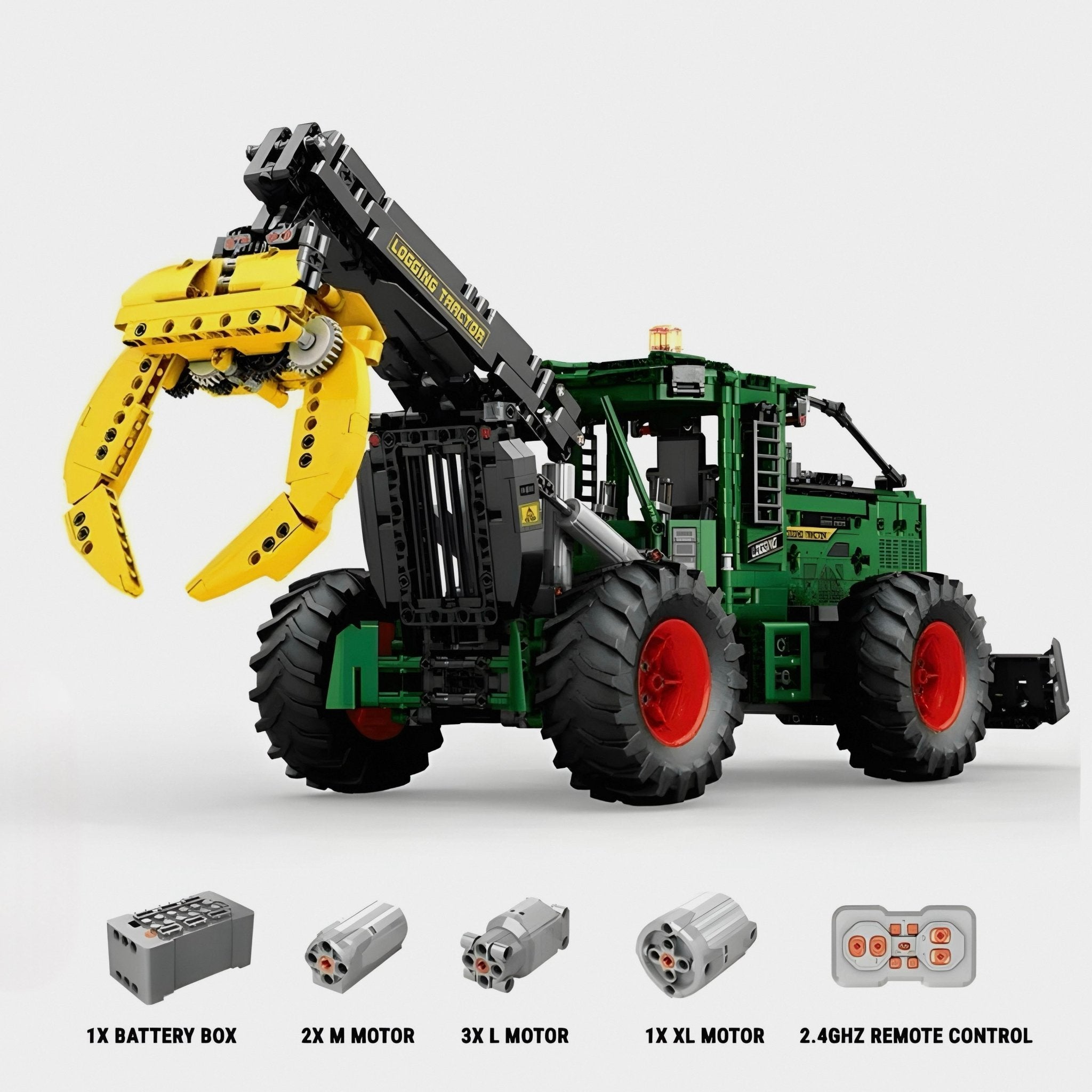 SKIDDER TRACTOR | 1740PCS - BRICKS LAB