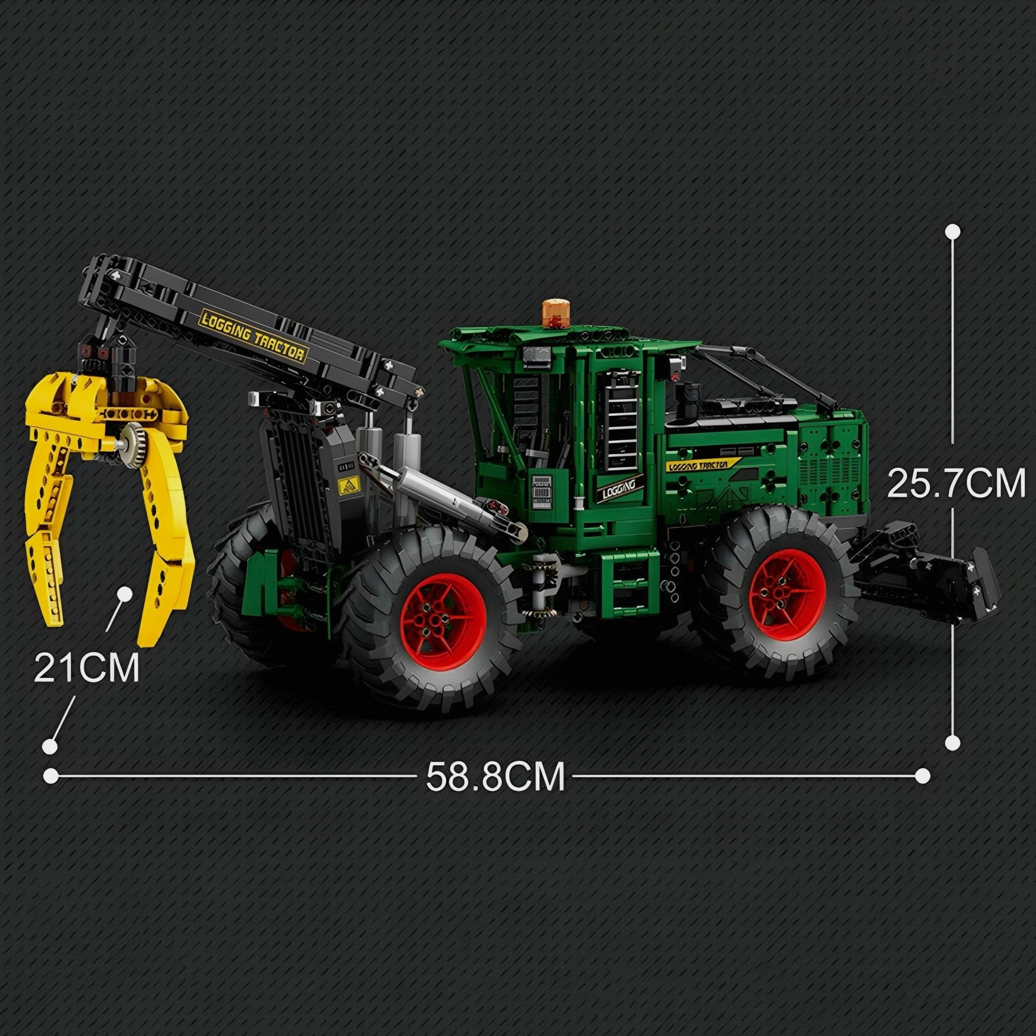 SKIDDER TRACTOR | 1740PCS - BRICKS LAB