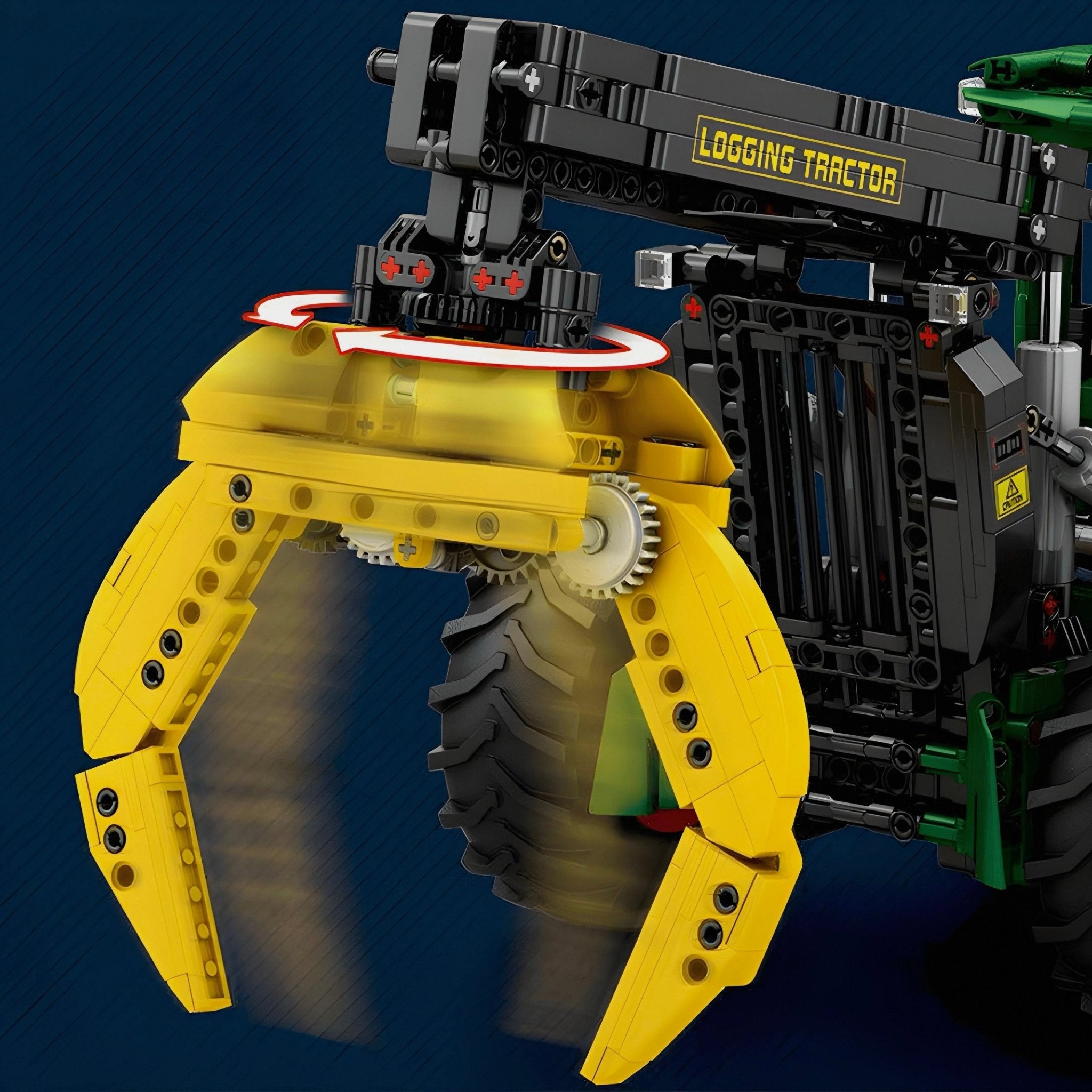 SKIDDER TRACTOR | 1740PCS - BRICKS LAB