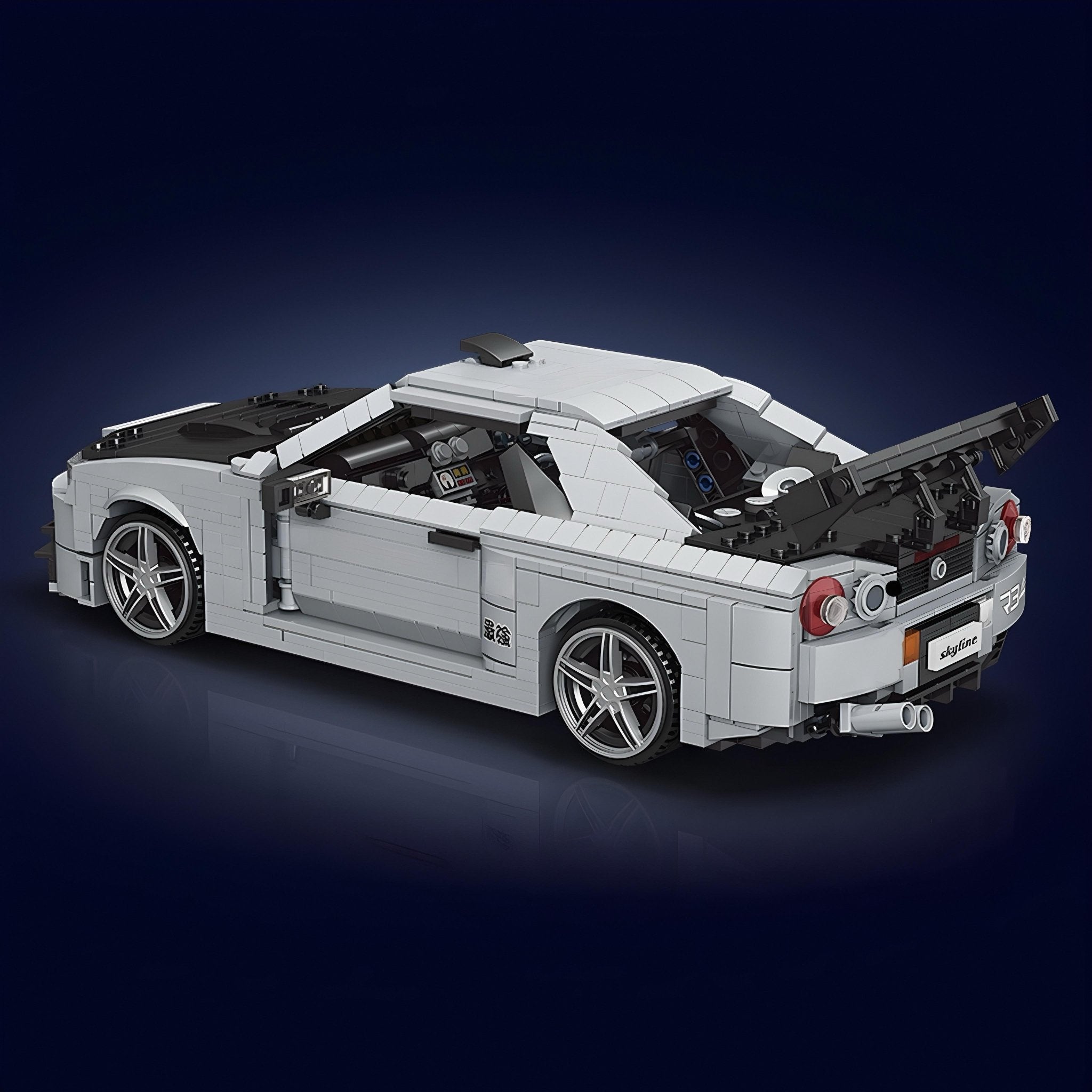 Skyline R34 GT - R | 1472pcs - BRICKS LAB