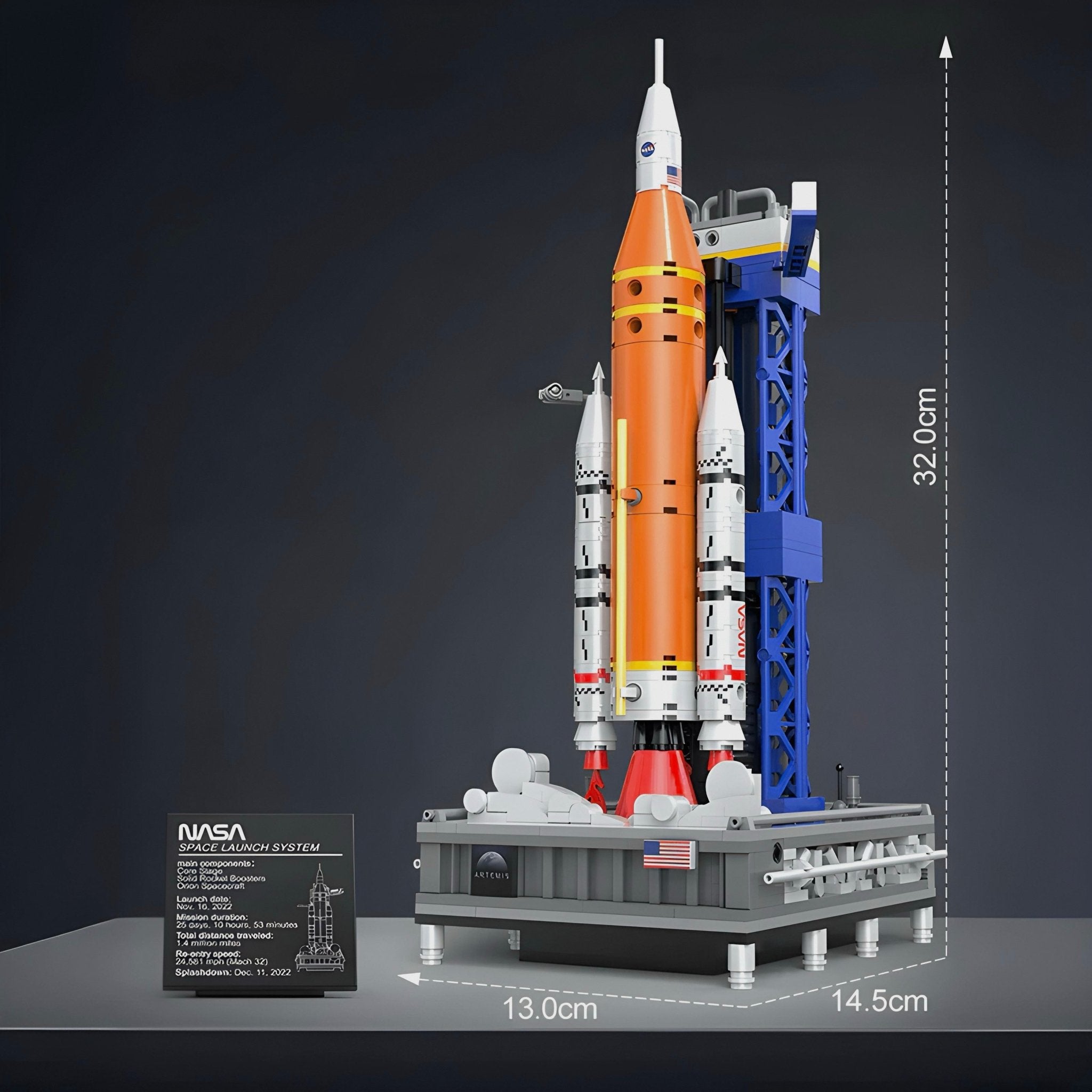 SLS ARTEMIS ROCKET | 658PCS - BRICKS LAB