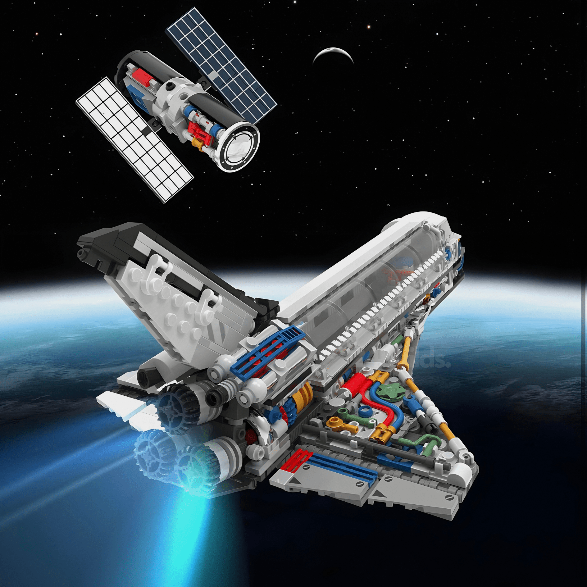 SPACE SHUTTLE DISCOVERY | 956PCS - BRICKS LAB