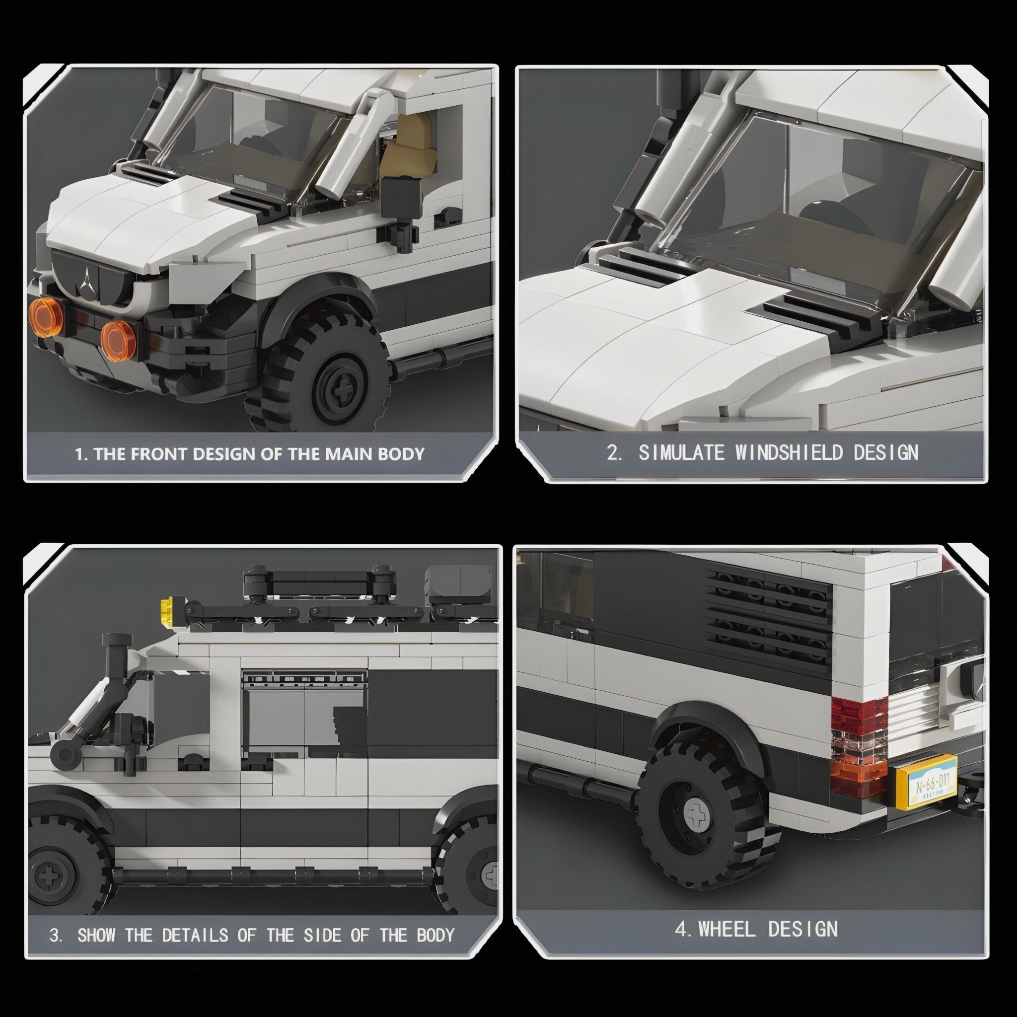 Sprinter 4x4 Off Roader | 580pcs - BRICKS LAB