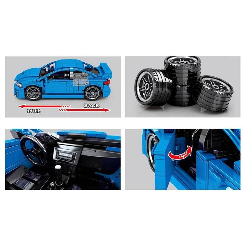 Subaru WRX STI | 812pcs - BRICKS LAB