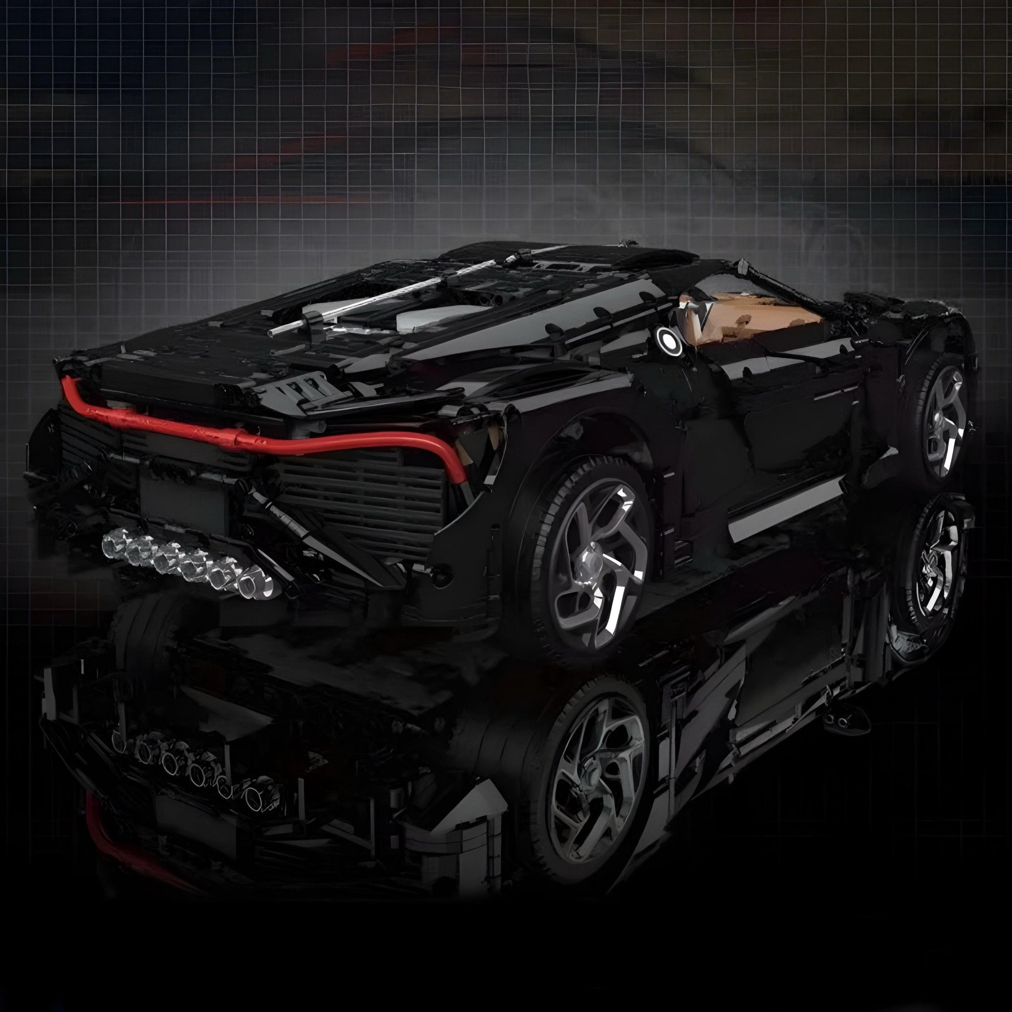 The Black Mamba Hypercar | 4687pcs - BRICKS LAB